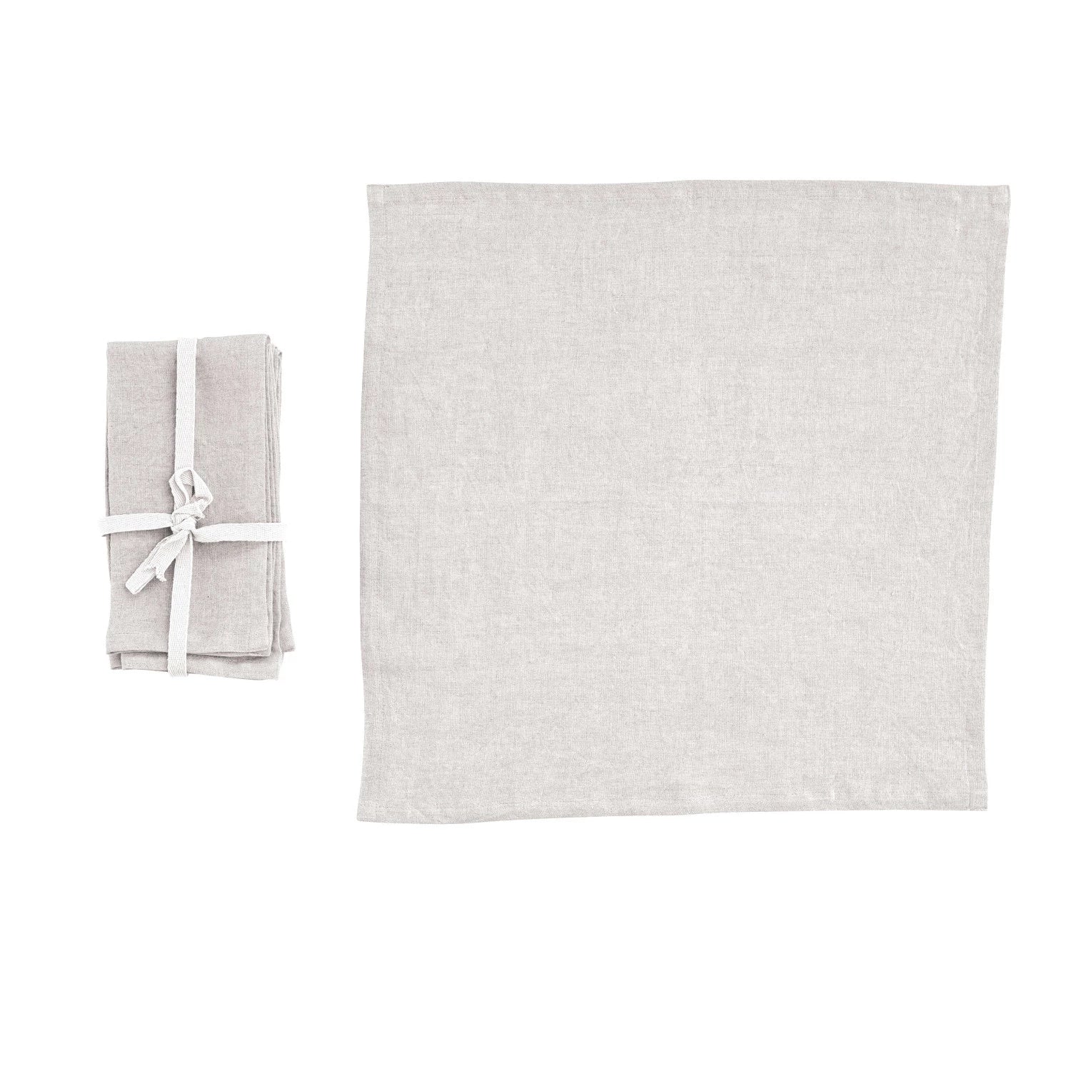 Stonewashed Linen Napkin Set - Image 12