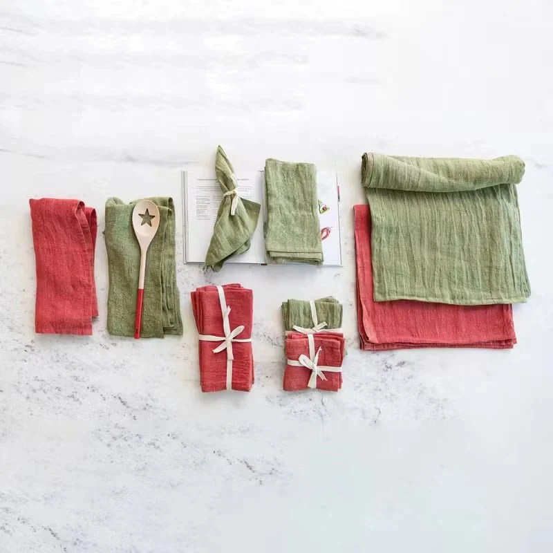 Stonewashed Linen Table Runner - Image 2