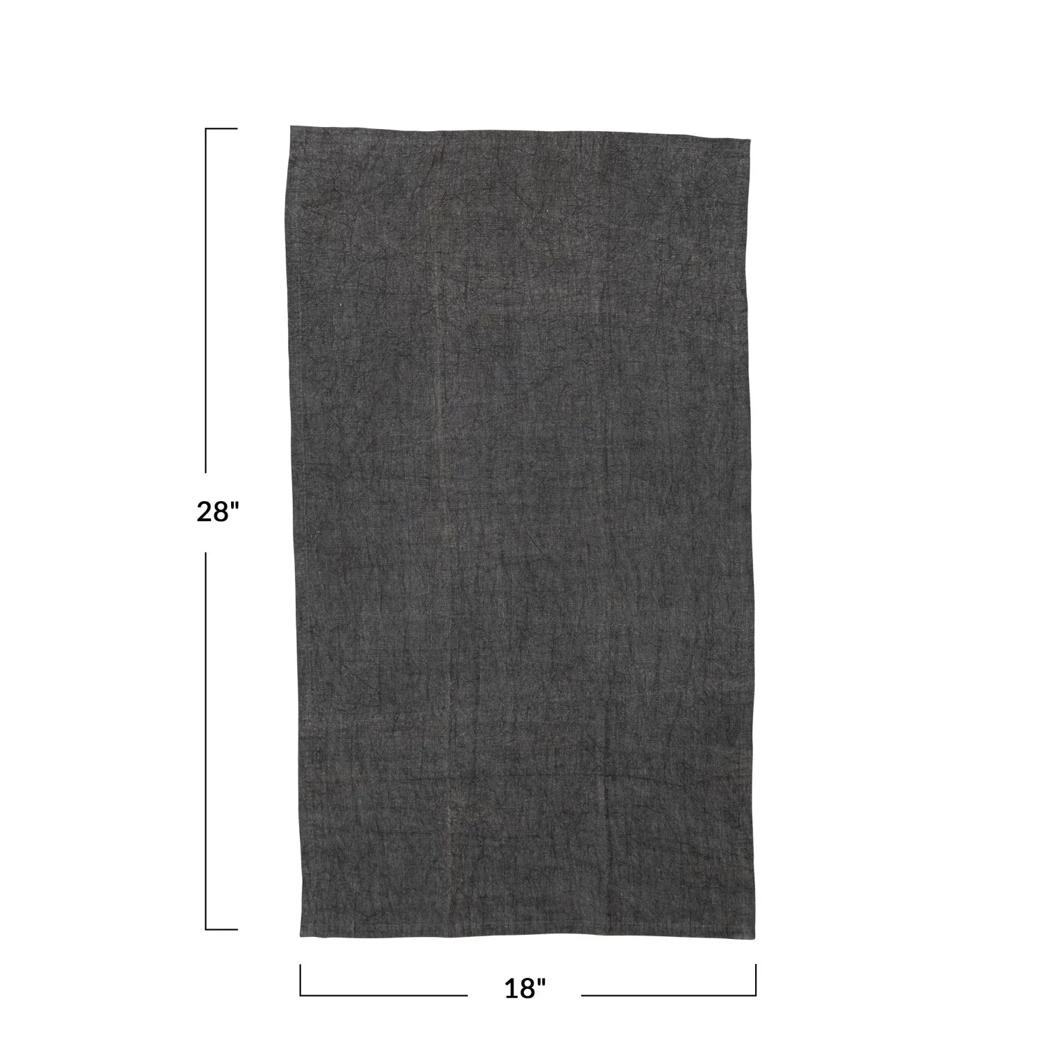 Stonewashed Linen Oversized Tea Towel - Image 4