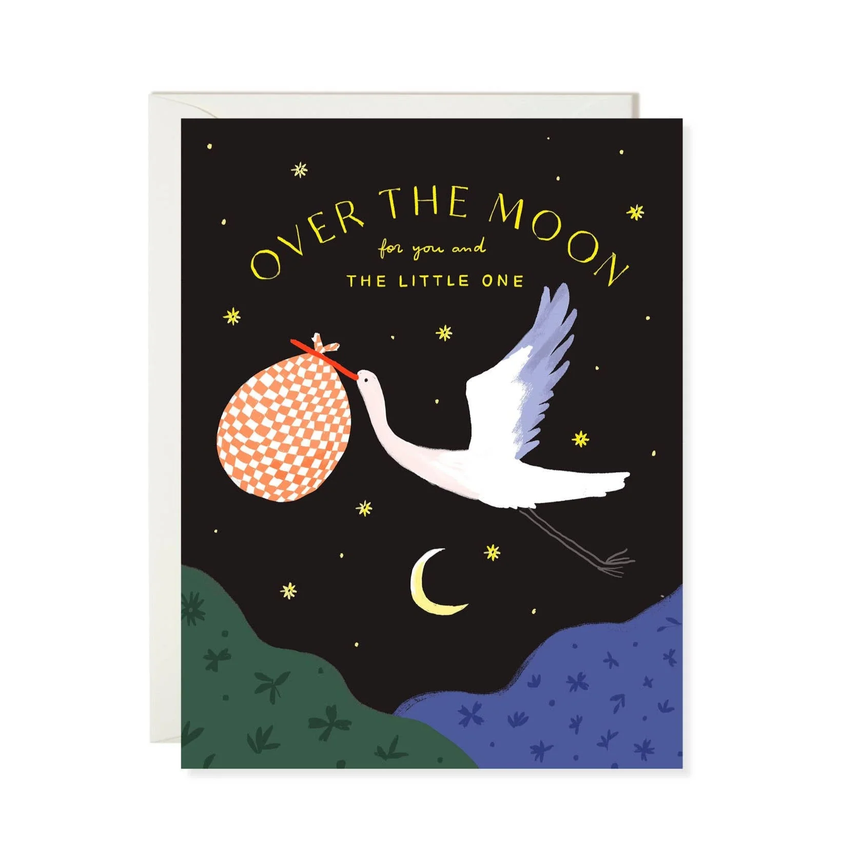 Stork Delivery Baby Card