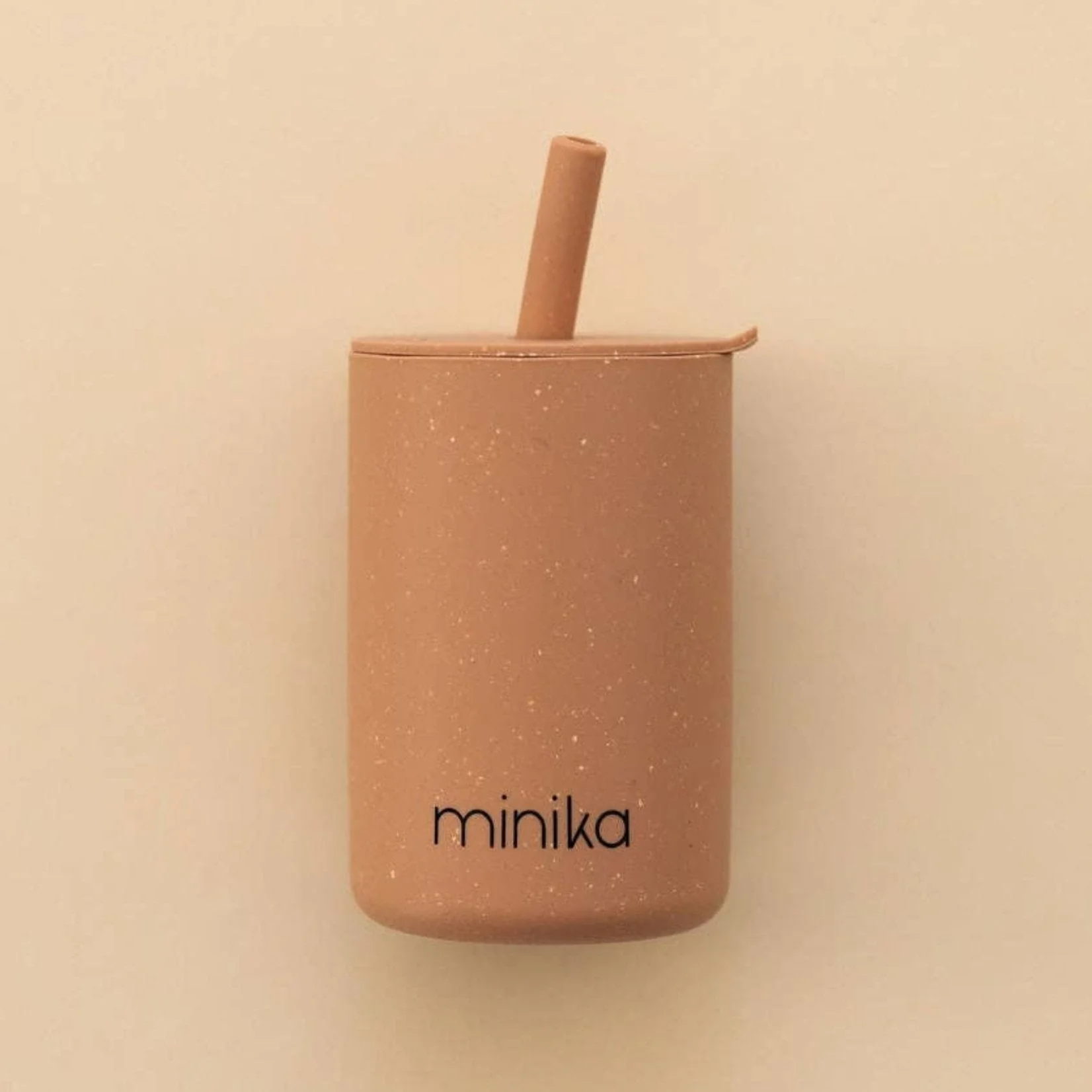 Silicone Lidded Cup With Straw - Image 2