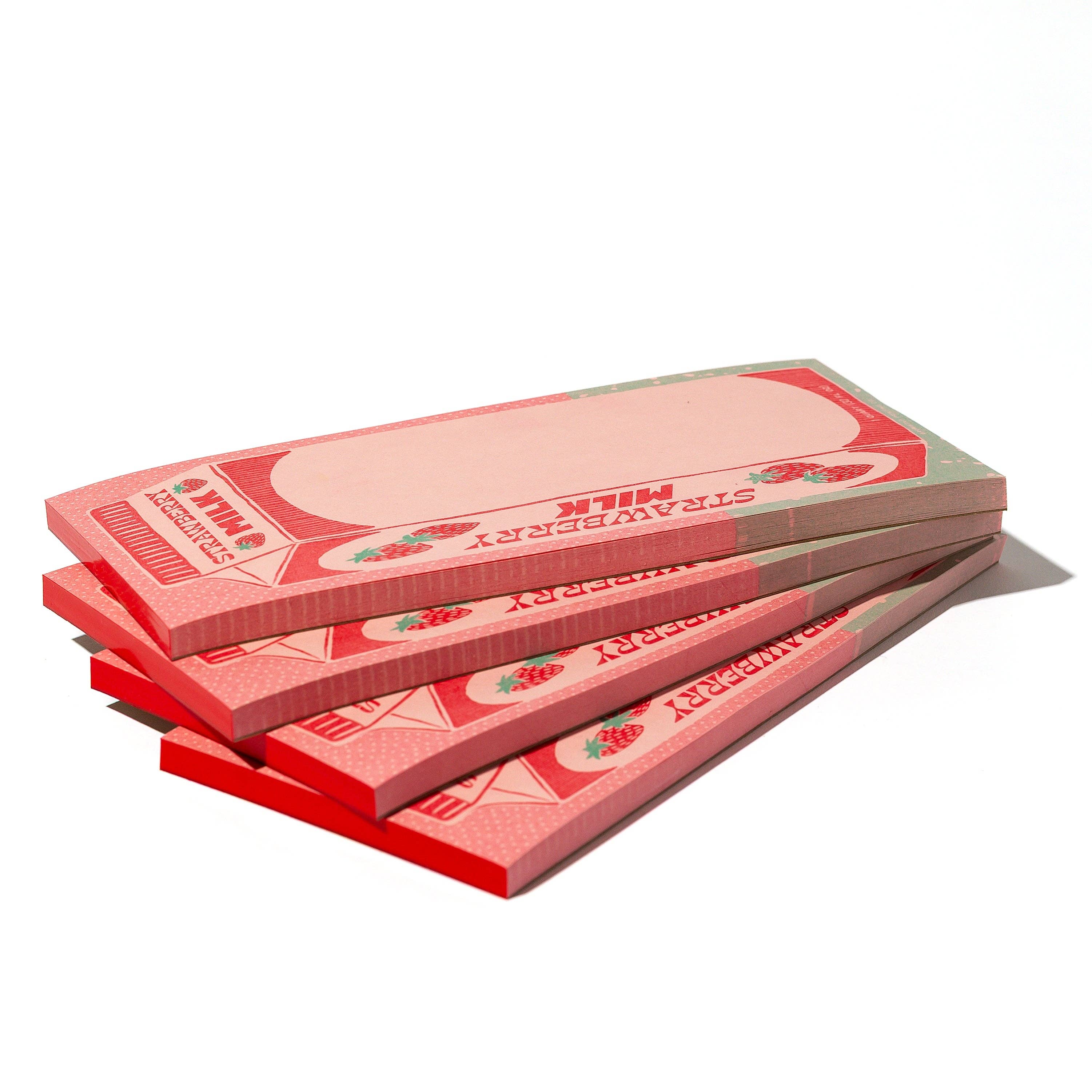 Strawberry Milk Risograph Notepad - Image 2