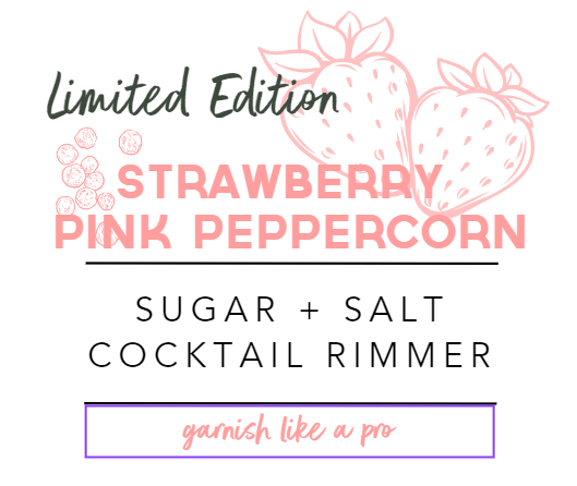 Strawberry Peppercorn Rimming Sugar + Salt - Image 3