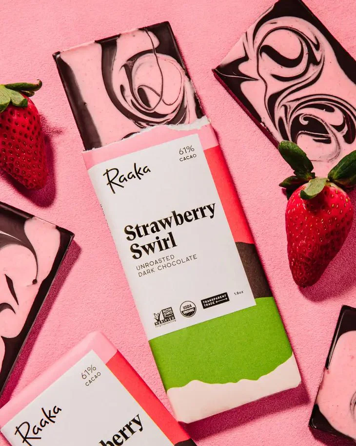 Strawberry Swirl Chocolate Bar - Image 3