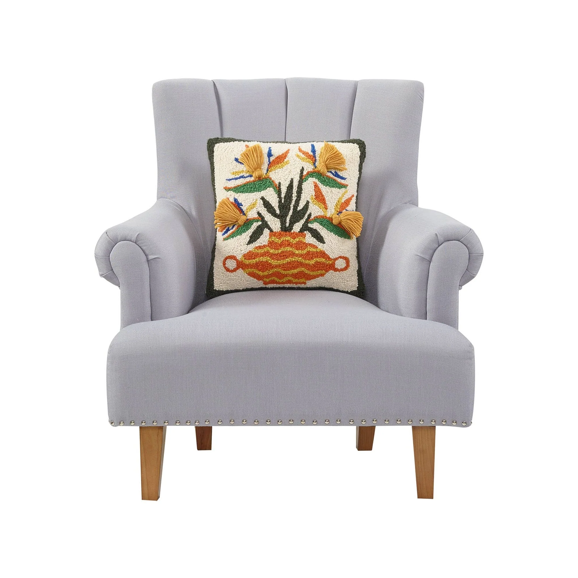 Strelitzia With Tassels Hook Pillow - Image 2