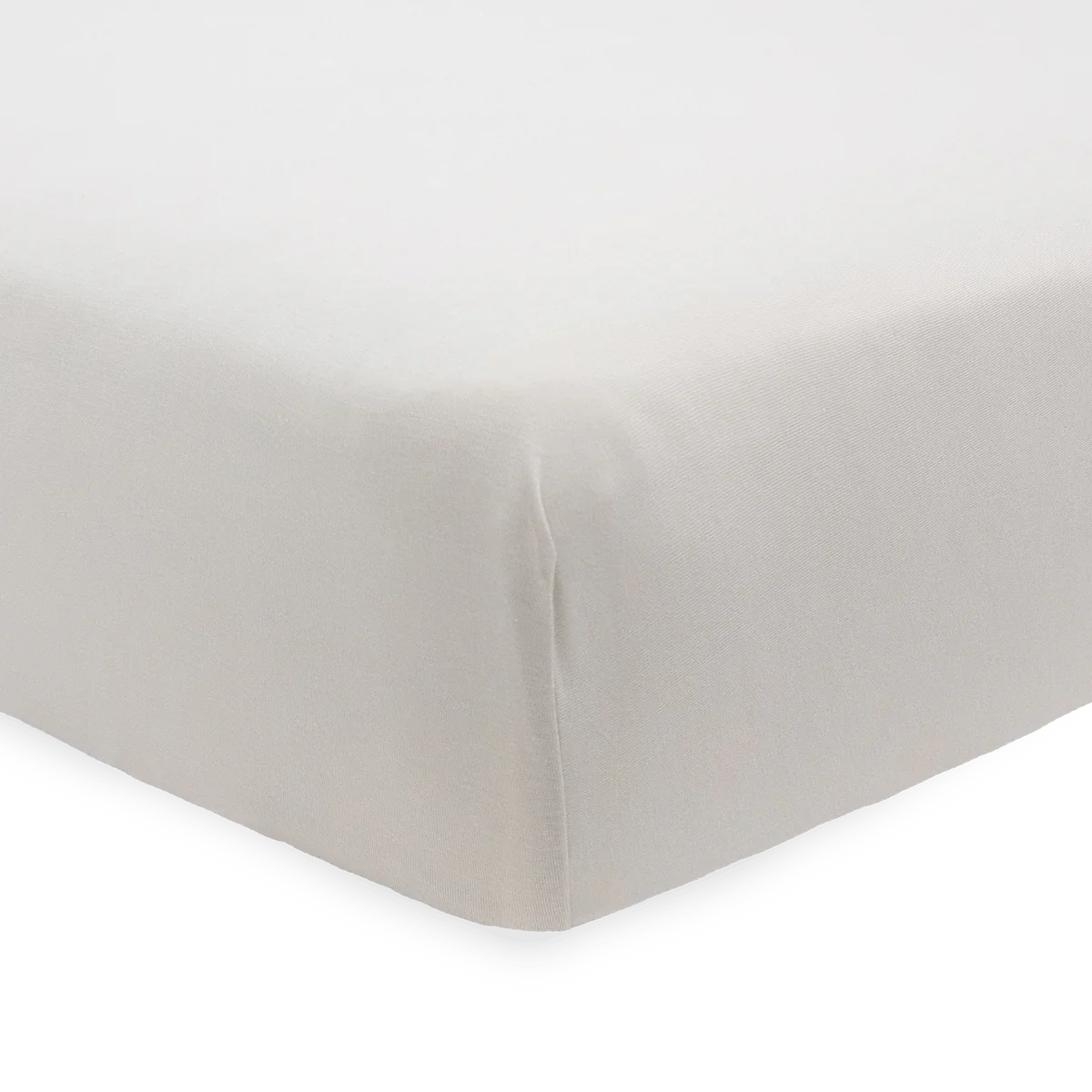 Stretch Knit Crib Sheet: Pebble
