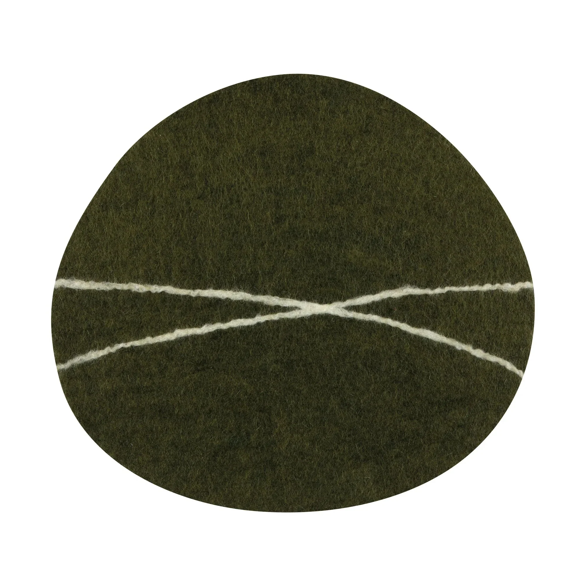 Striato Felted Wool Coasters Set - Image 8
