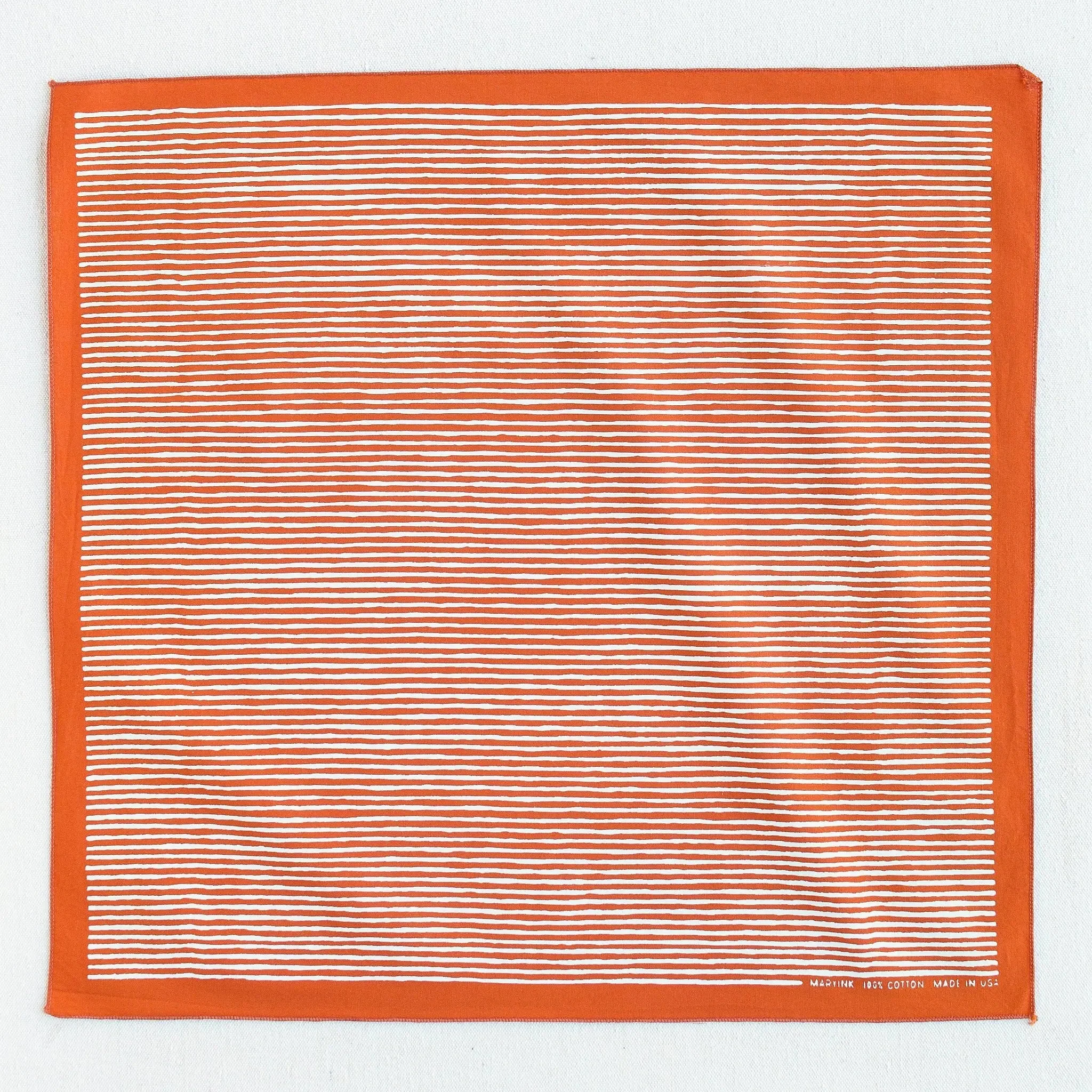 Marmalade Orange Striped Bandana - Image 2
