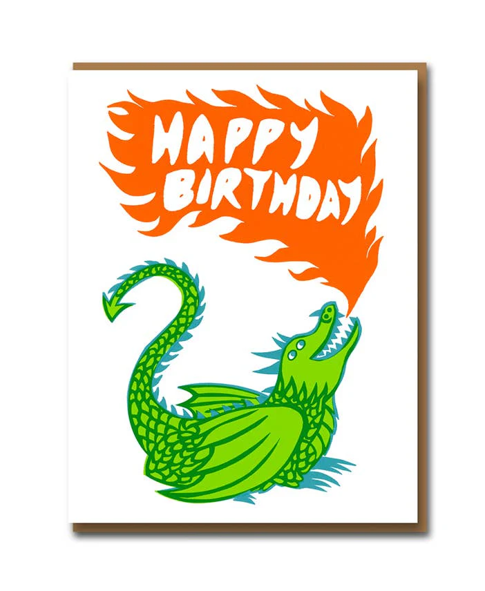 Dragon Birthday Card