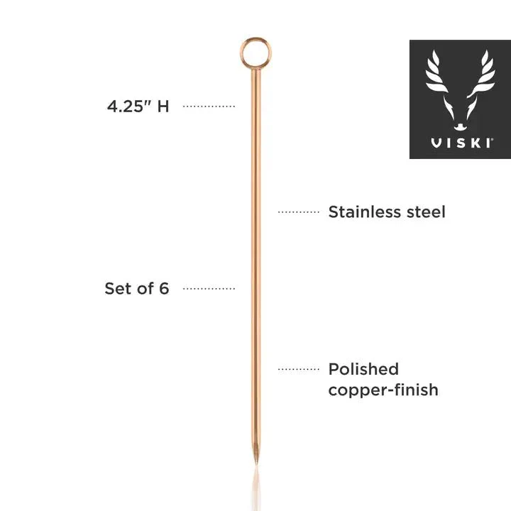 Copper-Plated Cocktail Picks - Image 7
