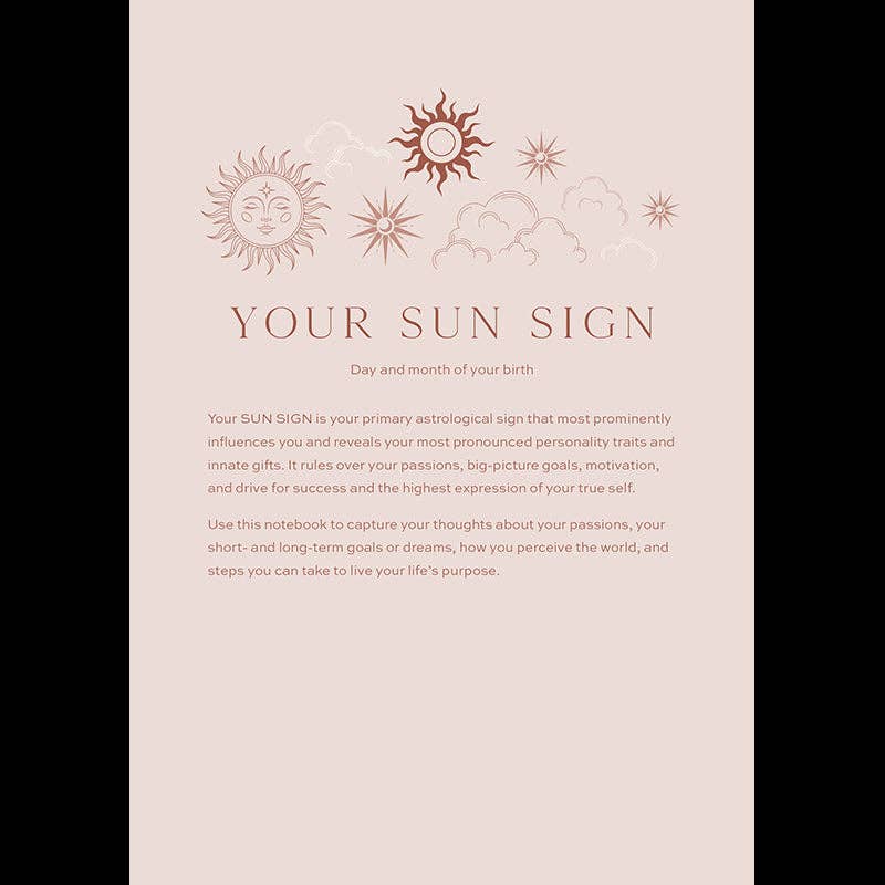 Sun Moon Rising Astrology Notebook Set - Image 3