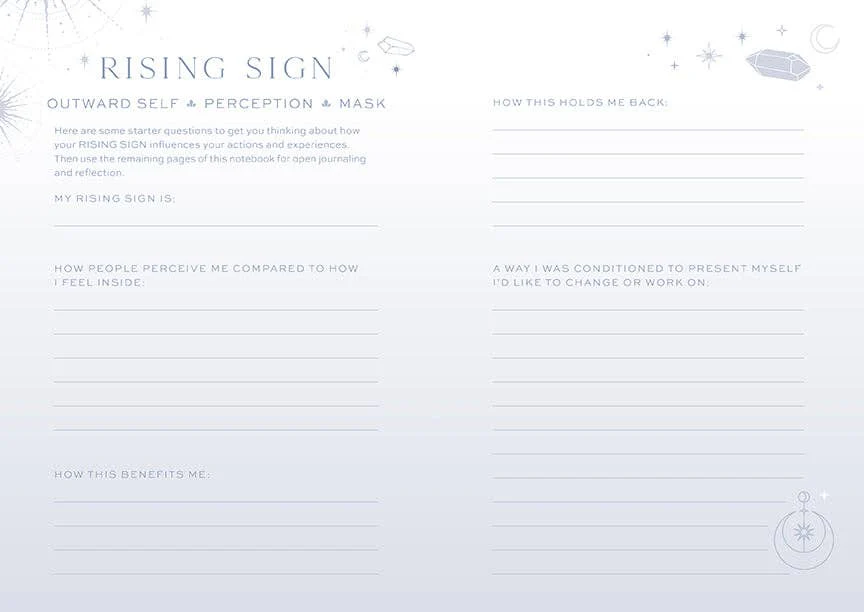 Sun Moon Rising Astrology Notebook Set - Image 7