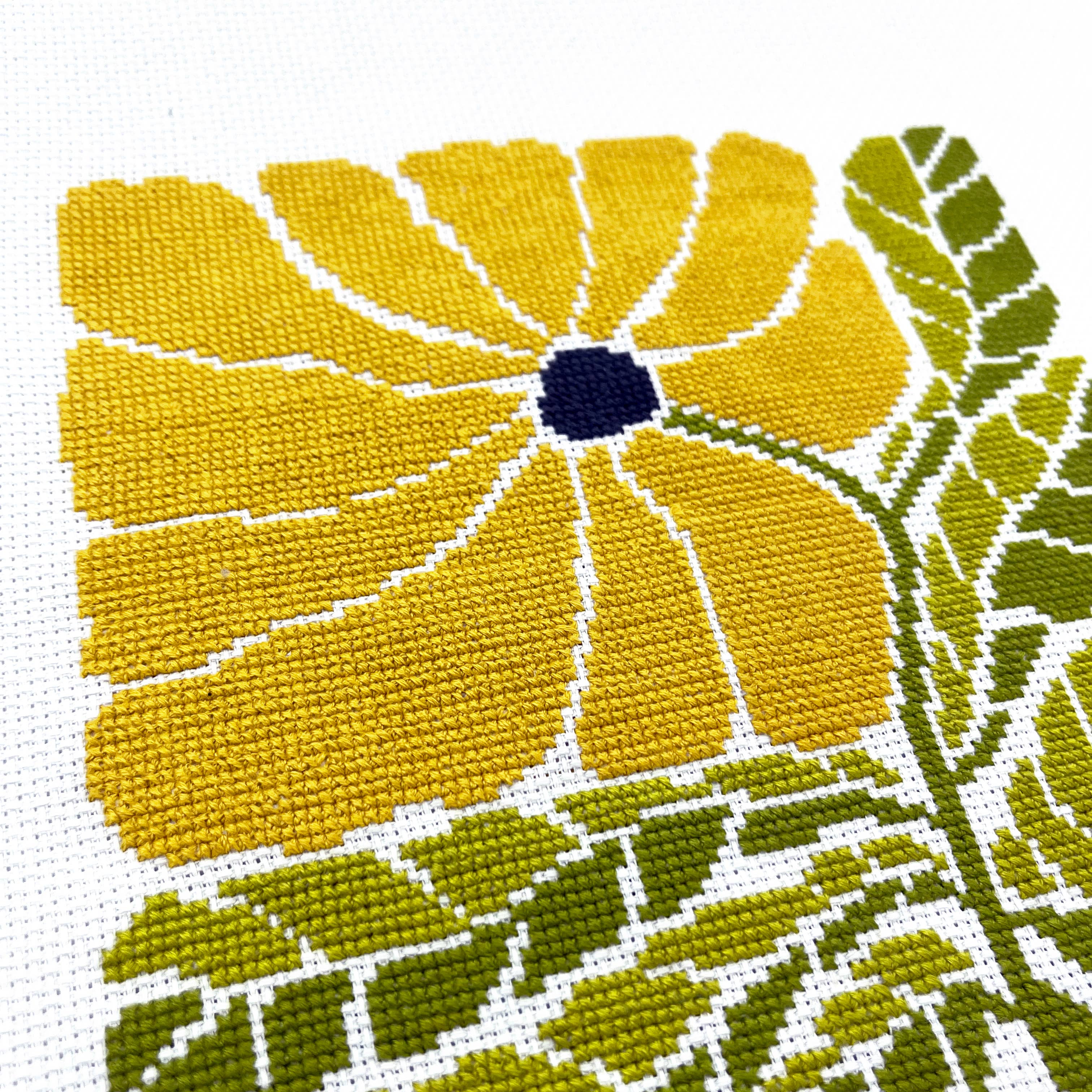 Sunny Blossom Cross Stitch Kit - Image 3