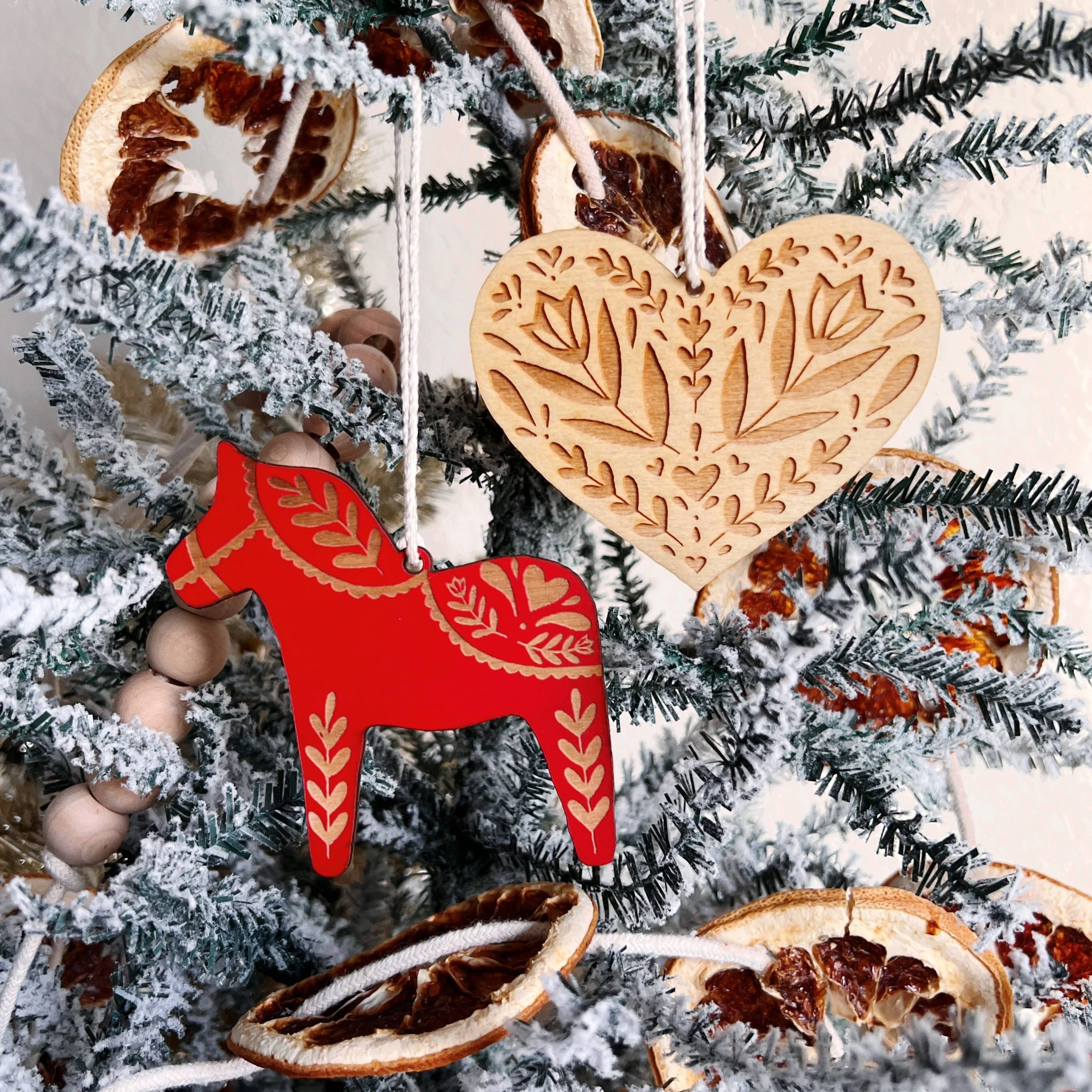 Swedish Dala Horse Holiday Ornament - Image 2