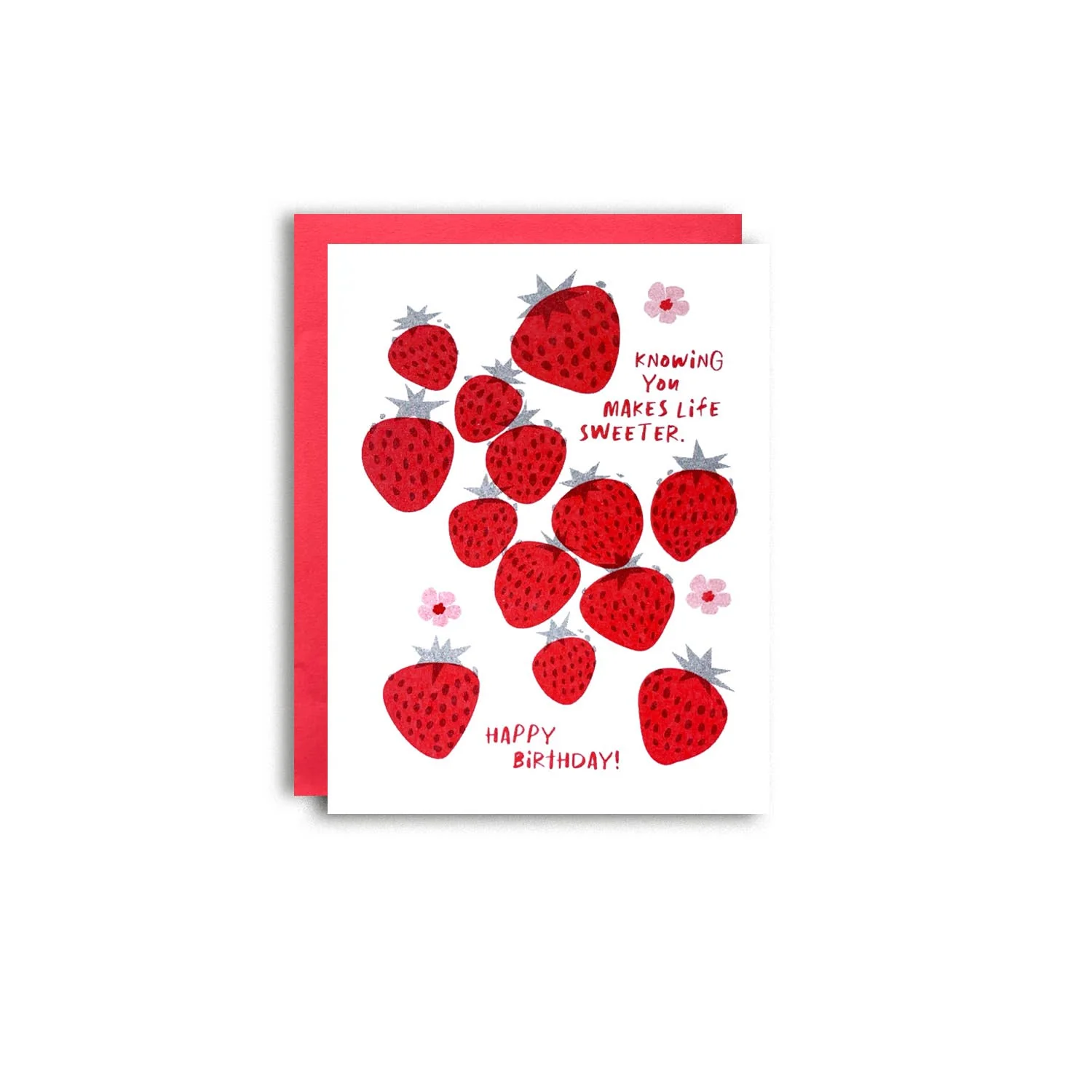 Sweeter Strawberry Birthday Card - Image 4