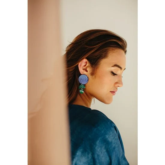 Swicheroo Clay Earrings: Rainforest - Image 2