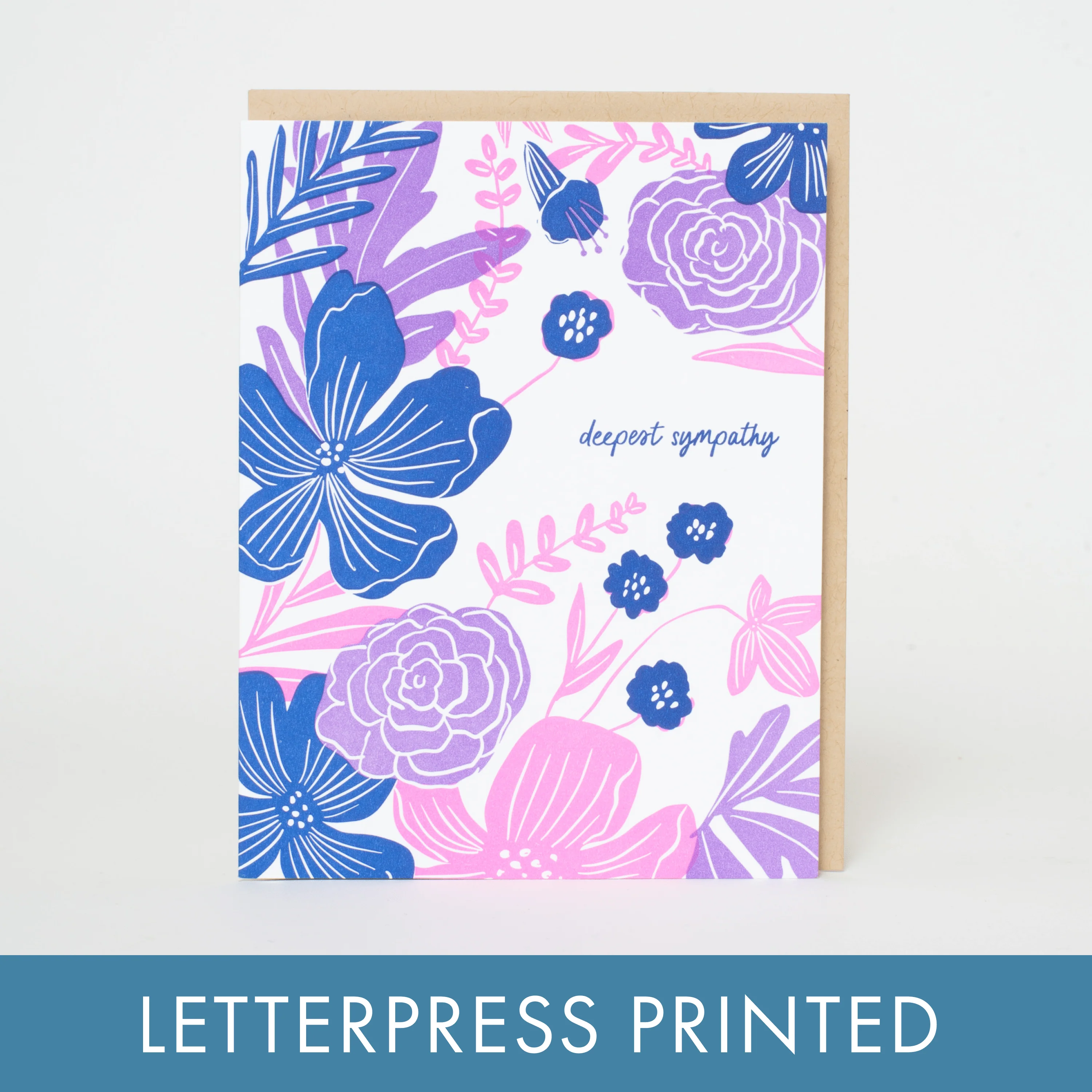 Sympathy Flowers Card - Image 2