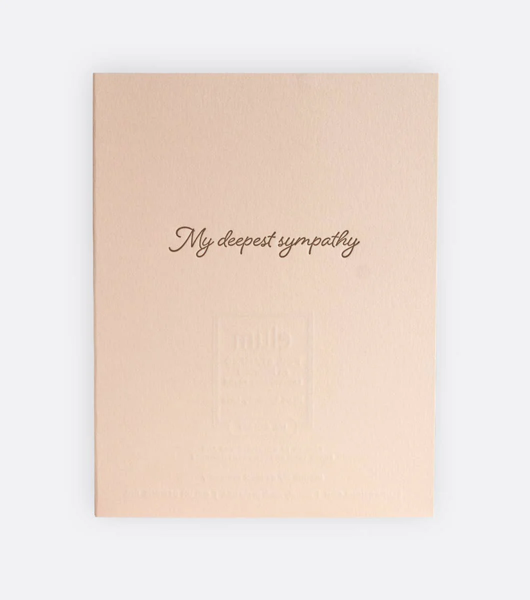 Heart Love Sympathy Card - Image 2
