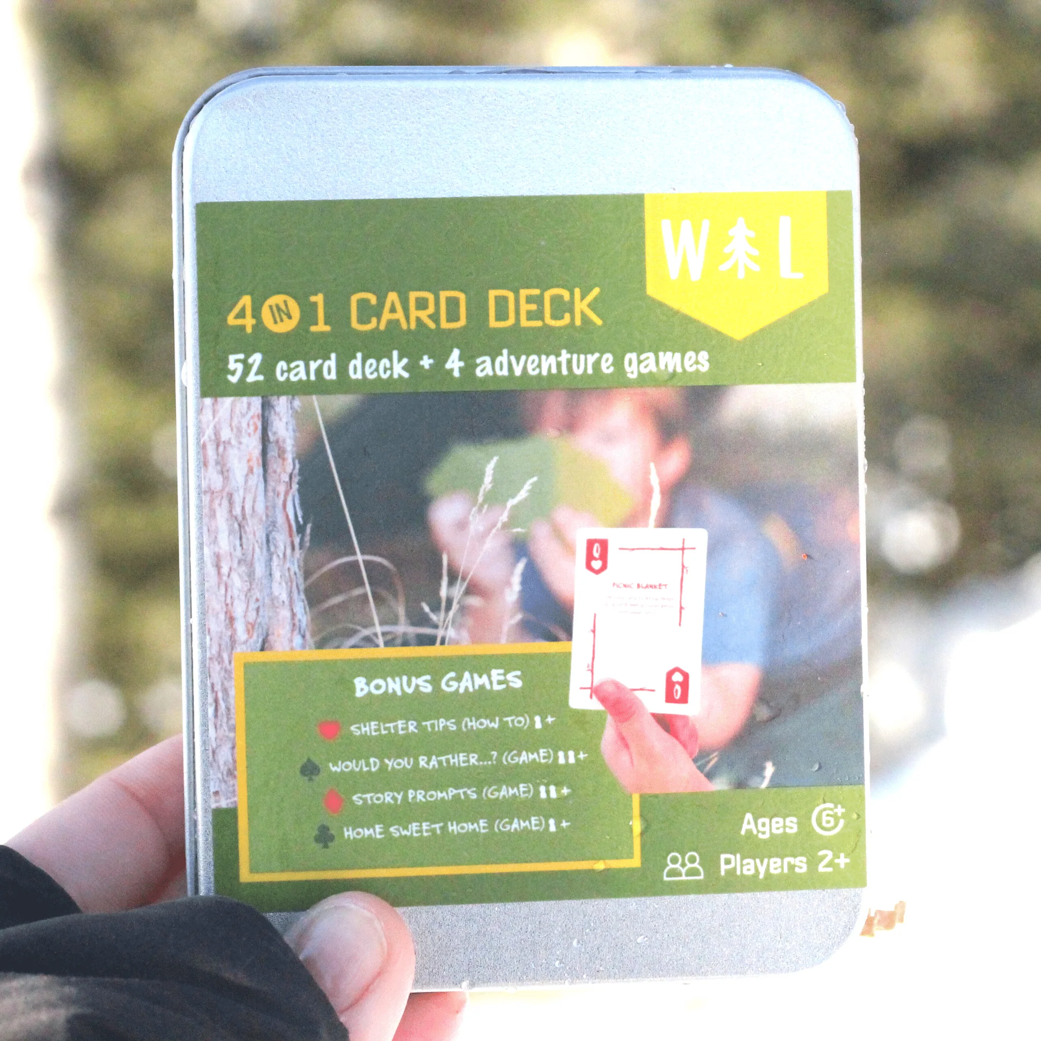Take Cover 4-in-1 Outdoor Playing Cards Set - Image 2