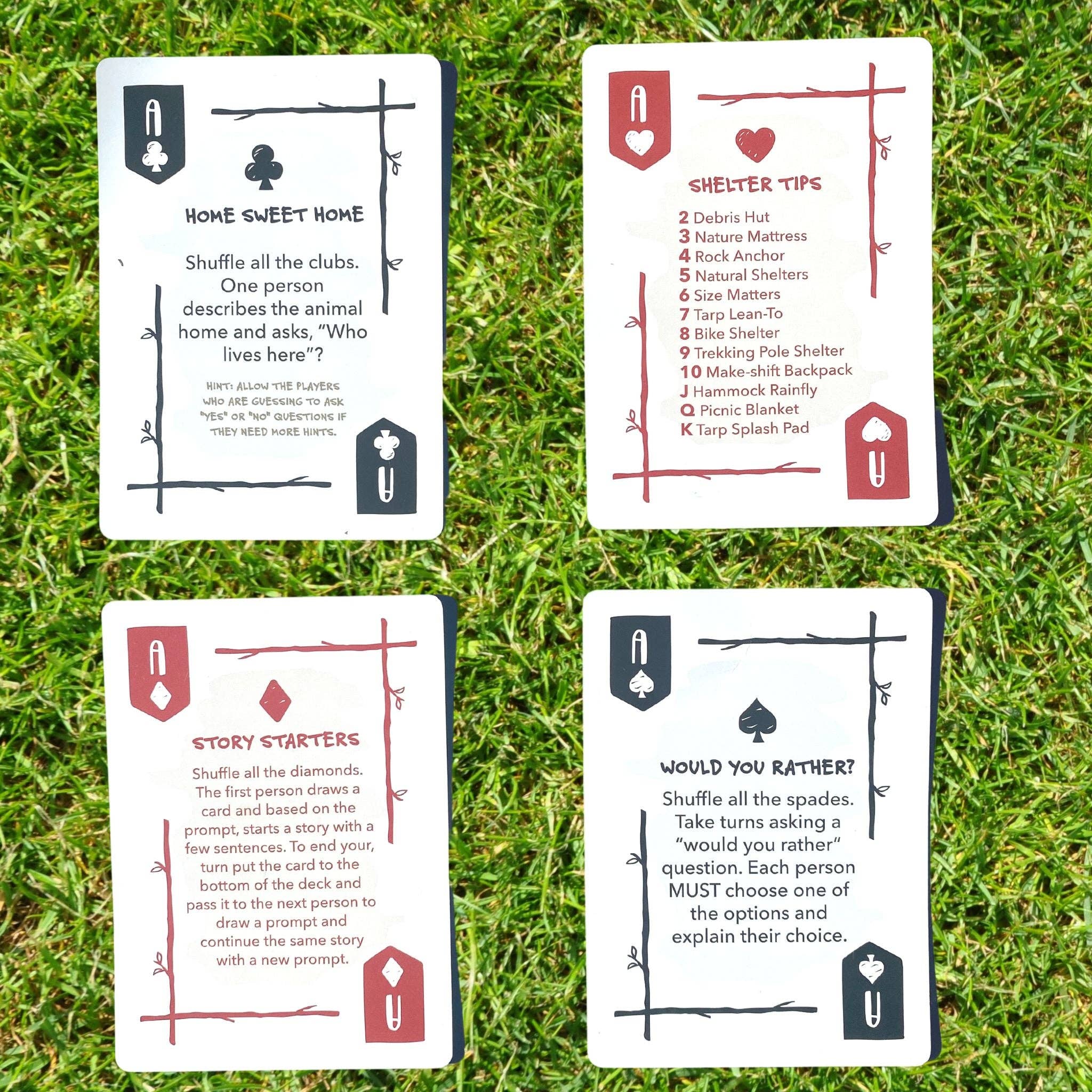 Take Cover 4-in-1 Outdoor Playing Cards Set - Image 5