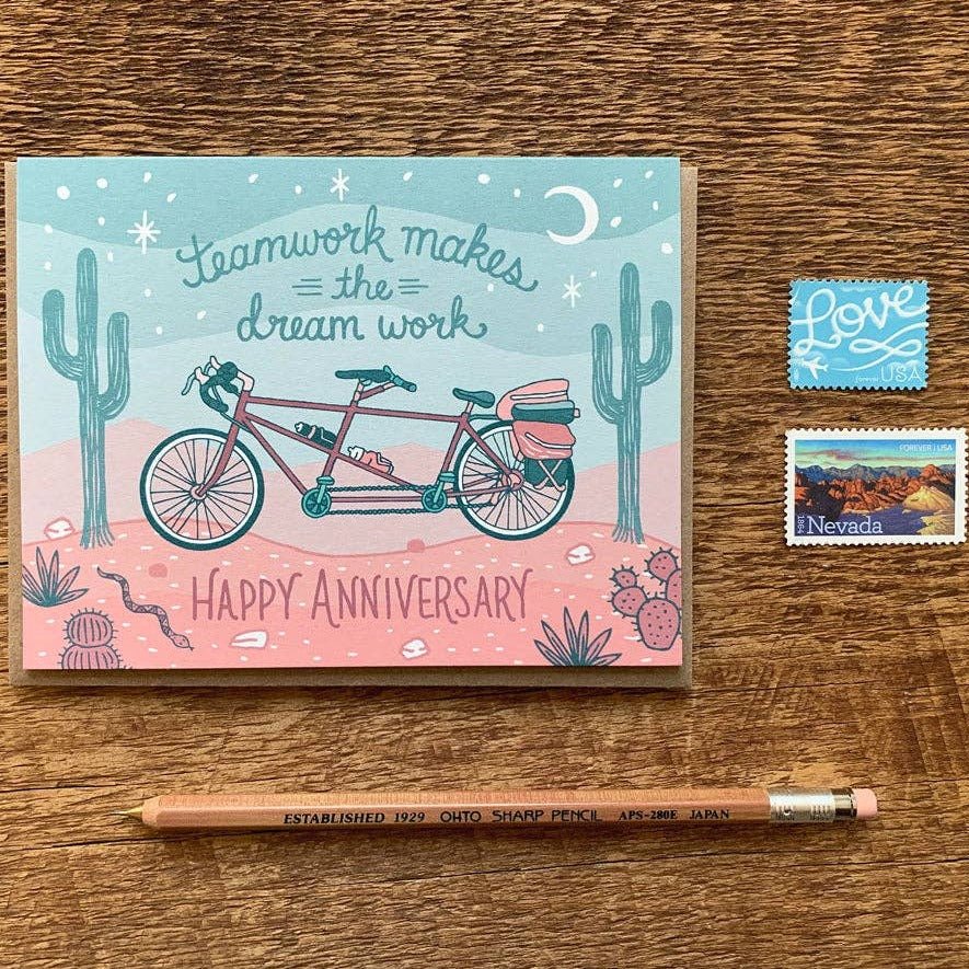 Tandem Anniversary Card - Image 2