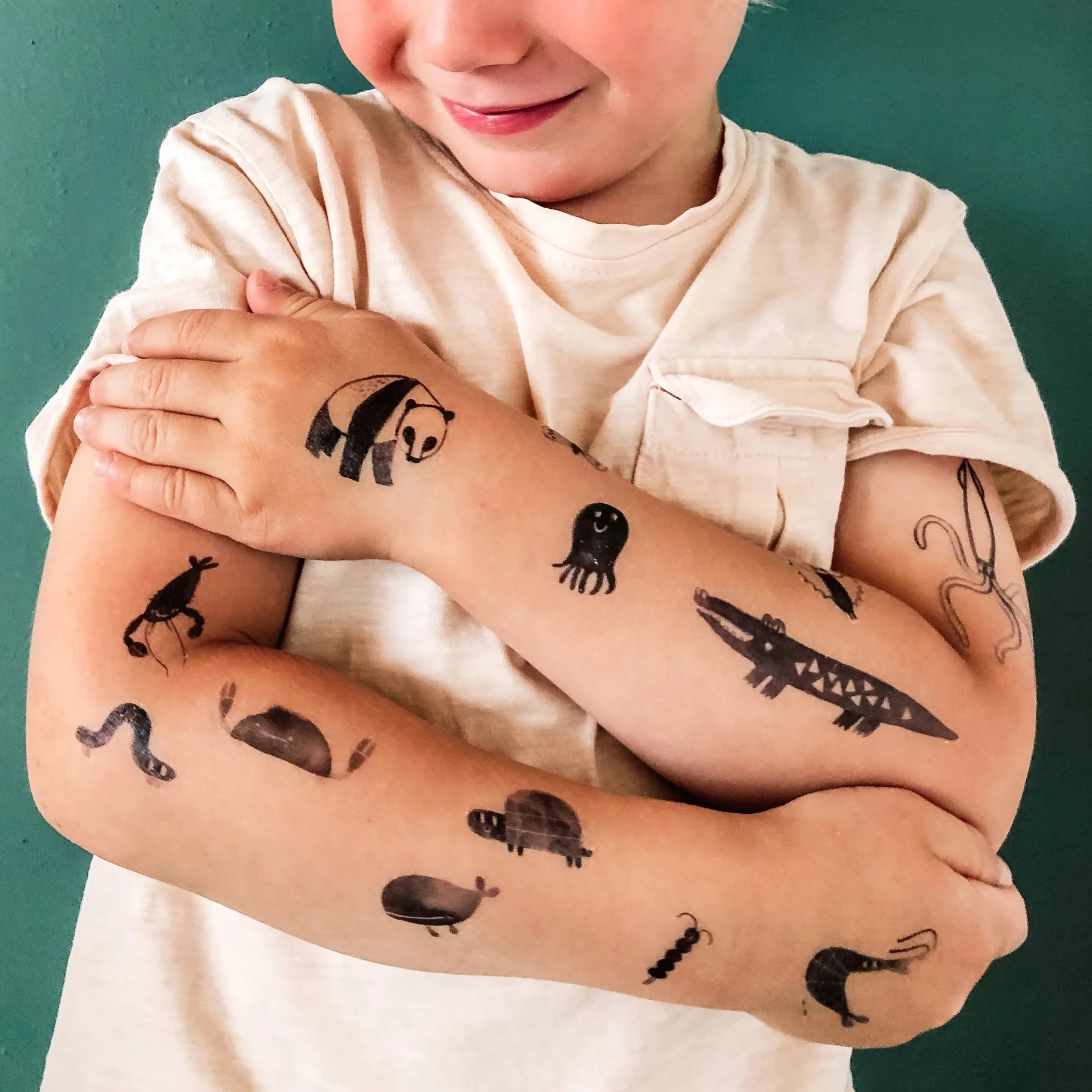 Crocodile & Friends Tattoo Sheet - Image 3