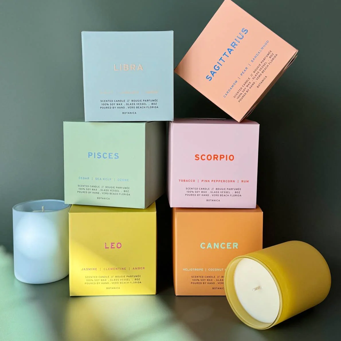 Taurus Zodiac Candle - Image 3