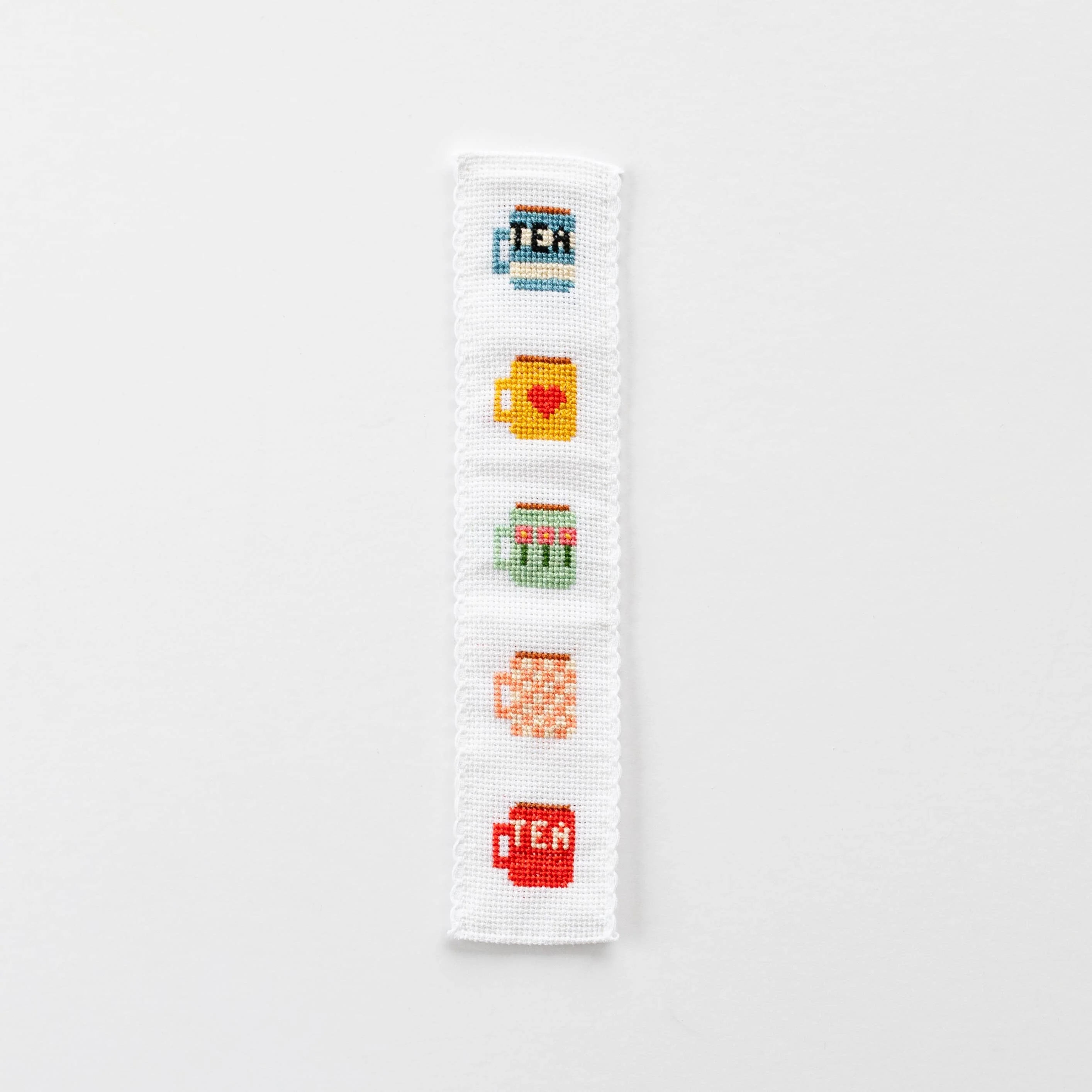 Tea/Mugs Cross Stitch Bookmark Kit - Image 4