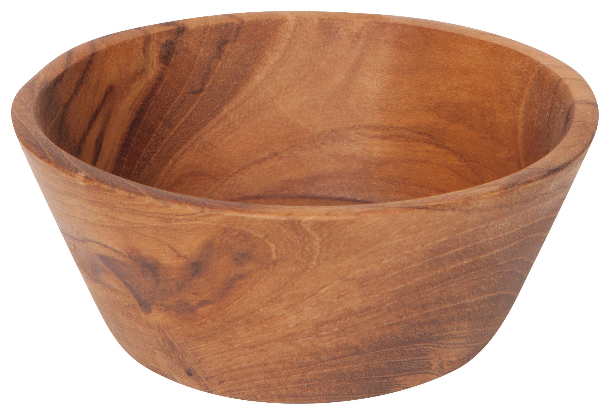 Teak Wood Pinch Bowls - Set of 3 - Image 3