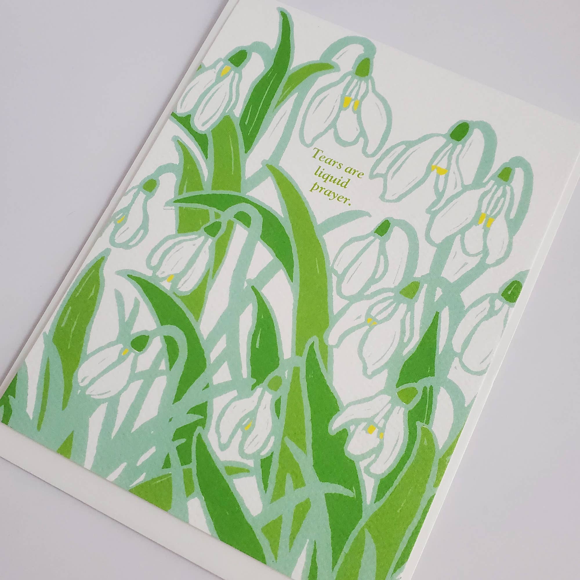 Tears Liquid Prayer Sympathy Card - Image 4