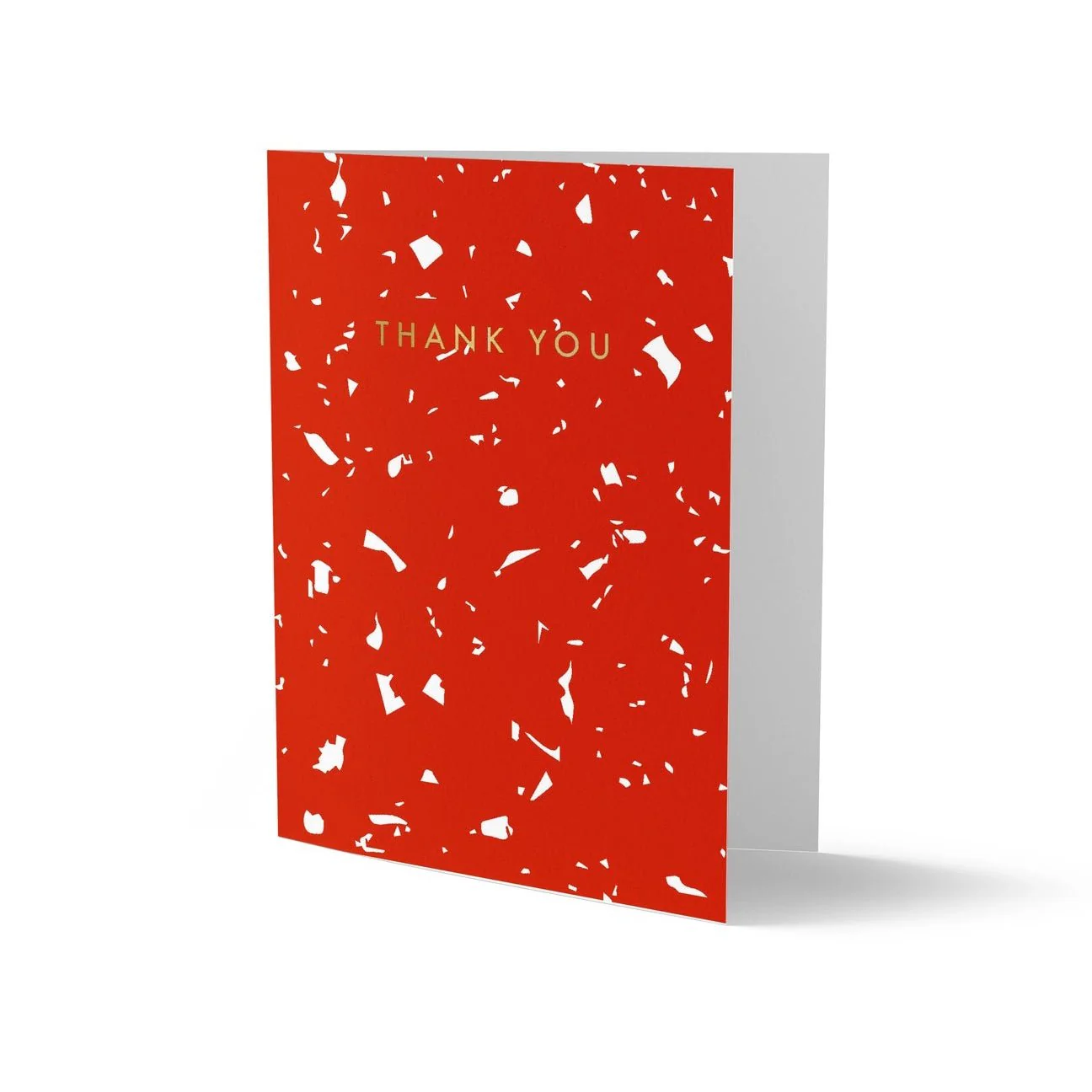 Terrazzo Letterpress Thank You Cards -  Box of 8 - Image 3