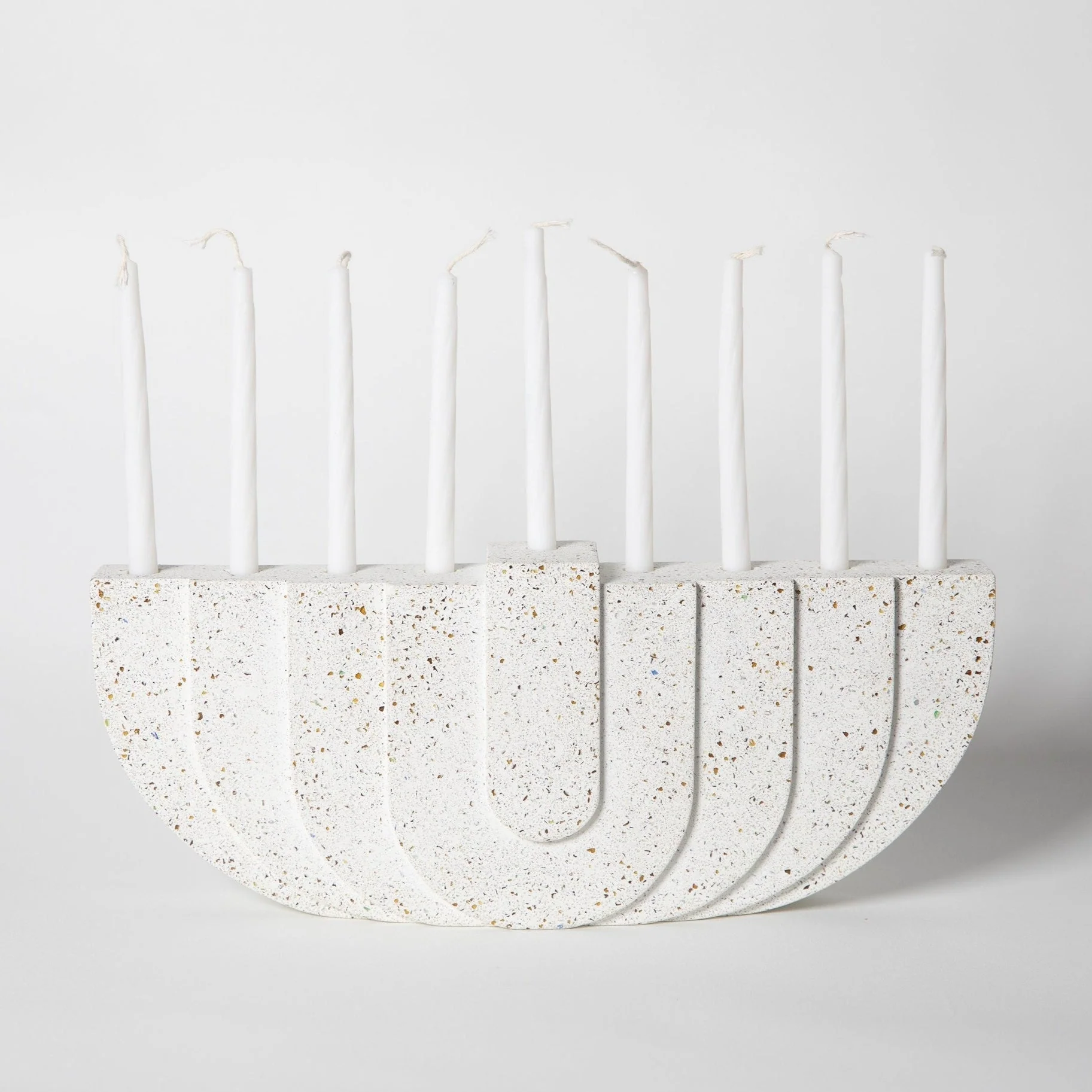 Terrazzo Modern Menorah - Image 2