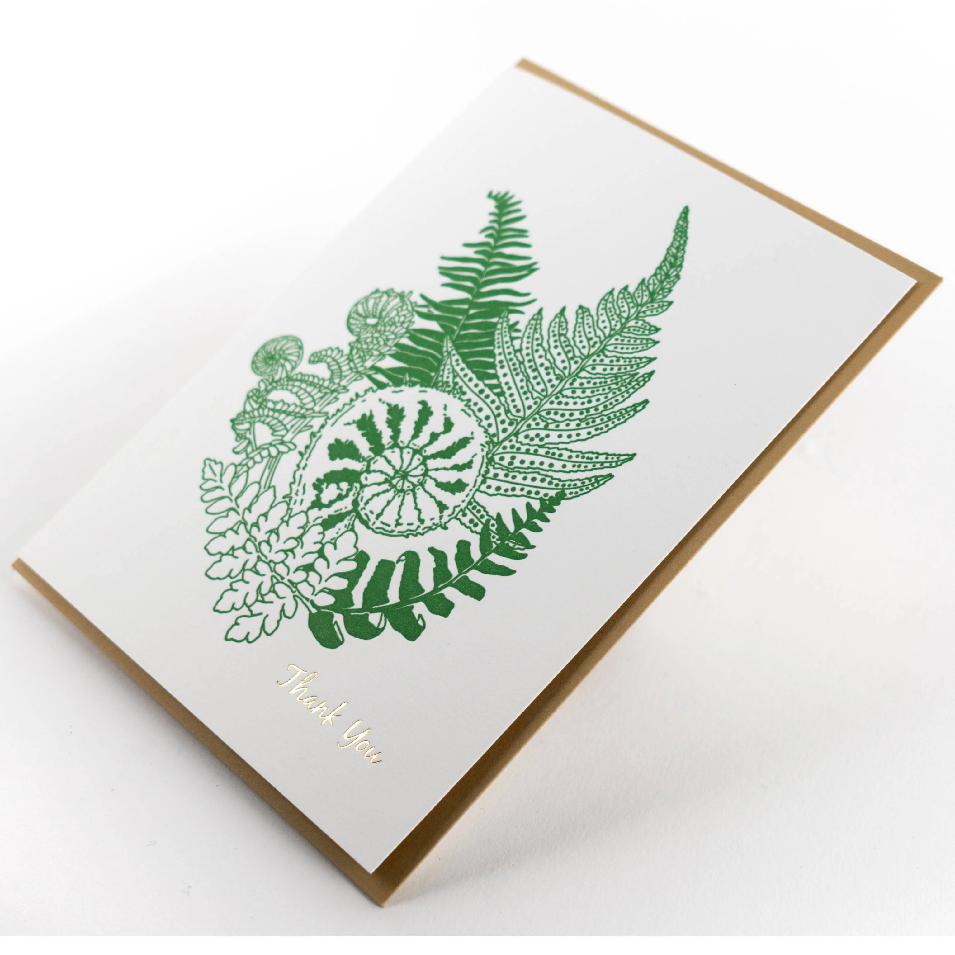 Forest Fern Thank You Card - Image 2