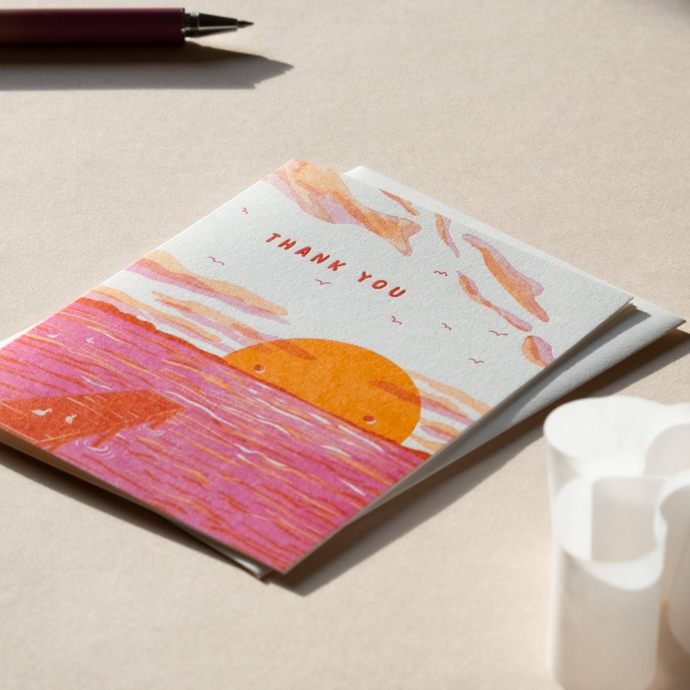 Sunset Thank Card - Image 2