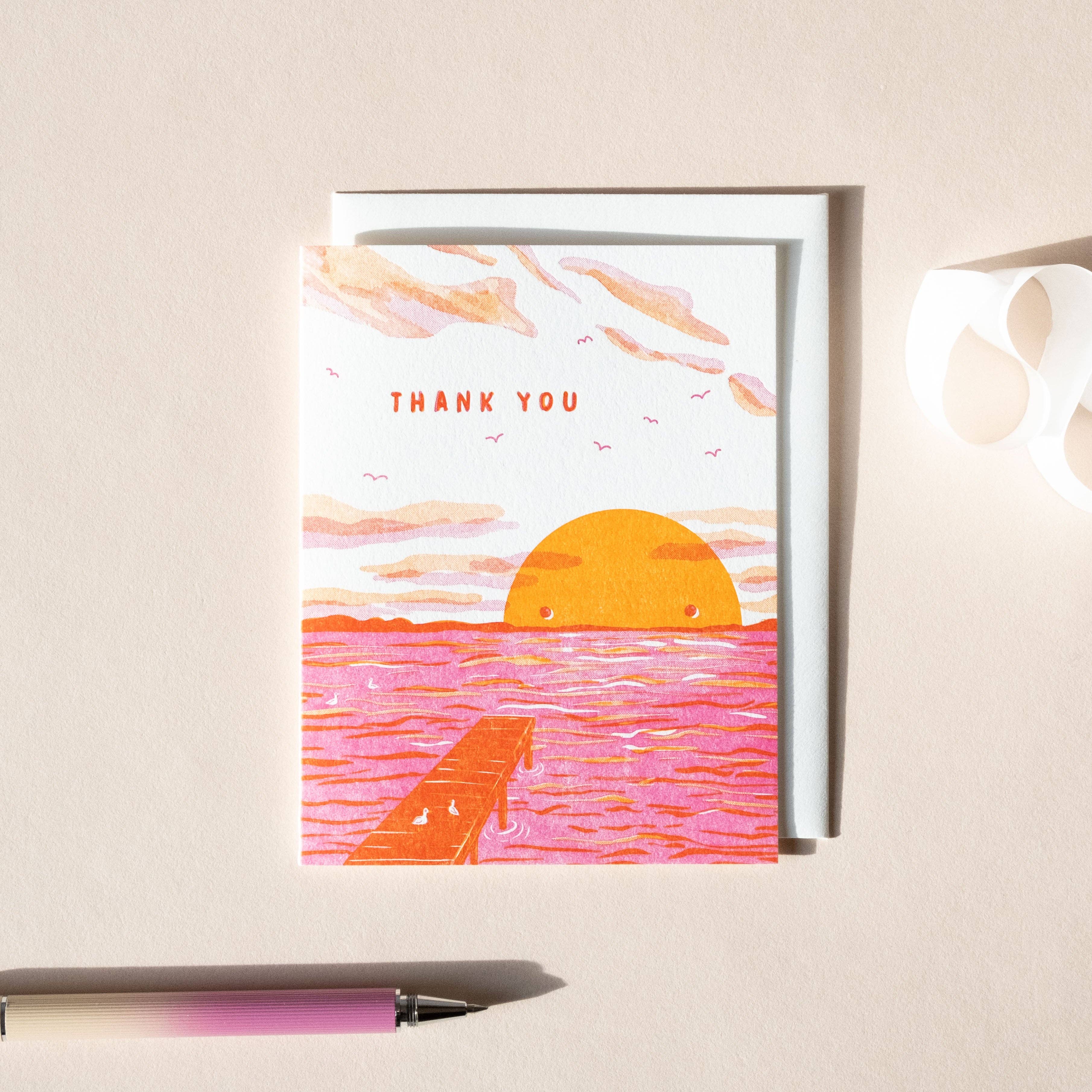 Sunset Thank Card - Image 3