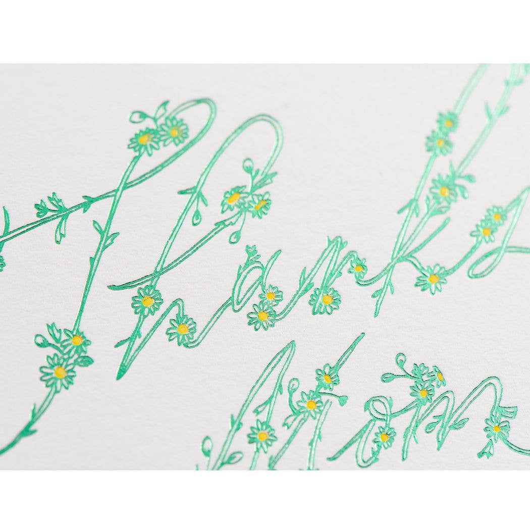 Thanks Mom Daisy Chain Card - Image 4