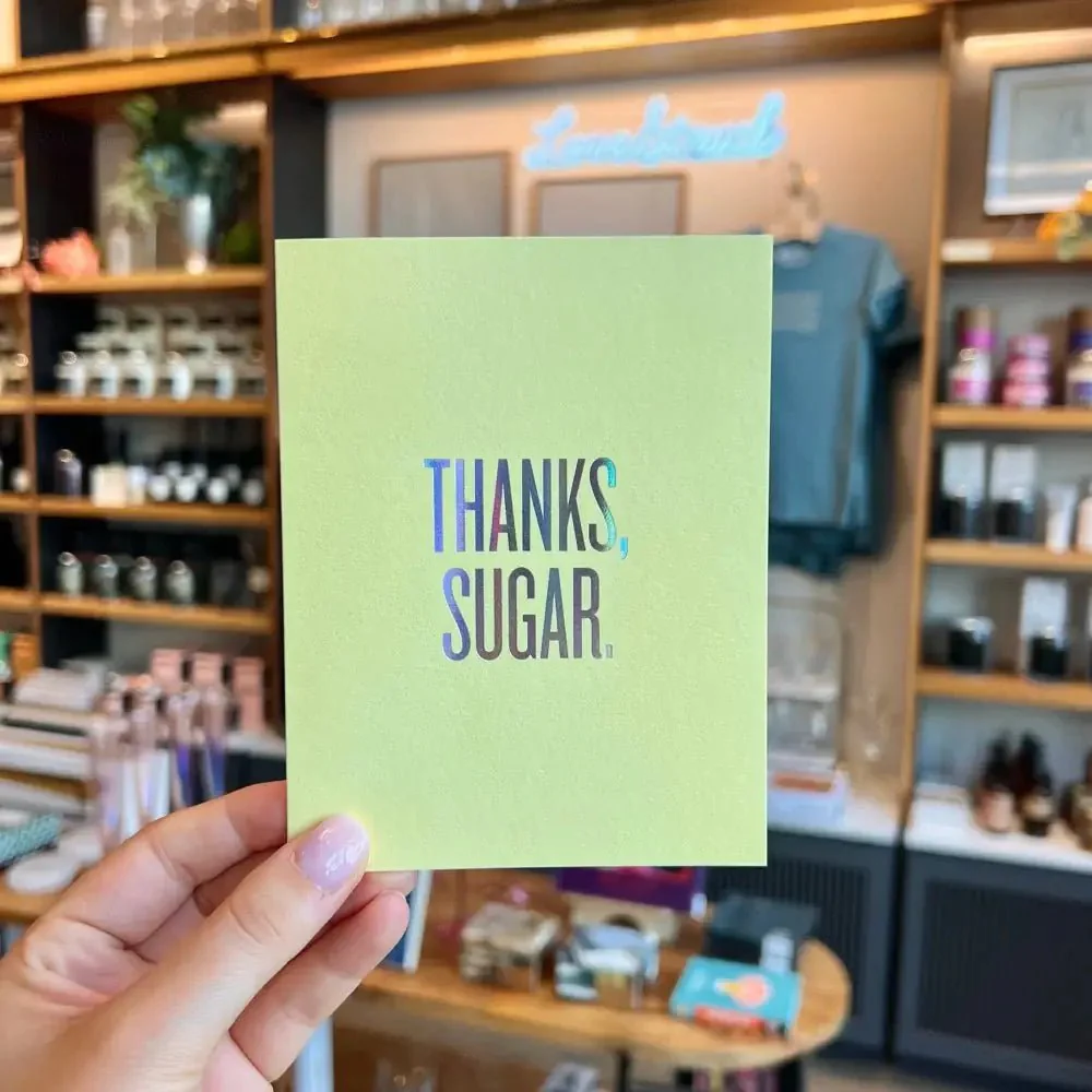 Thanks Sugar Card - Image 2