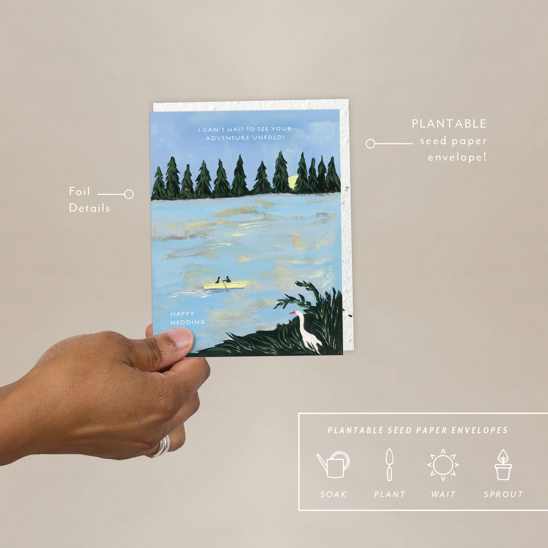 The Adventure Wedding Card - Image 2