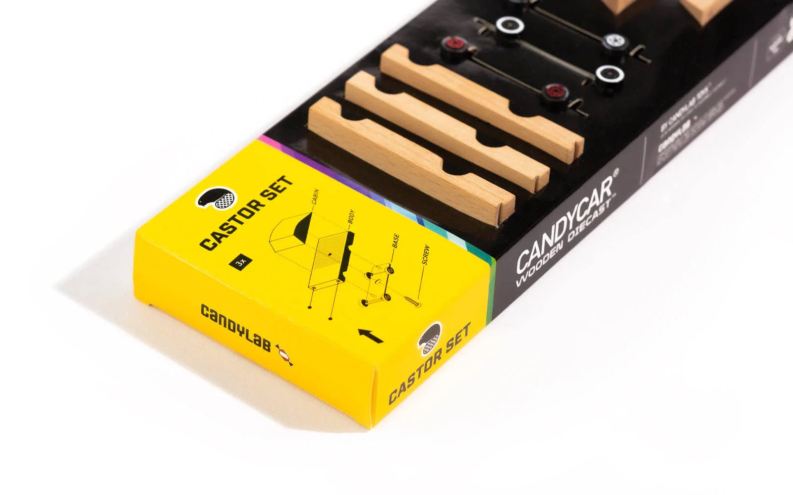 The Castor Wooden Car Set - Image 5