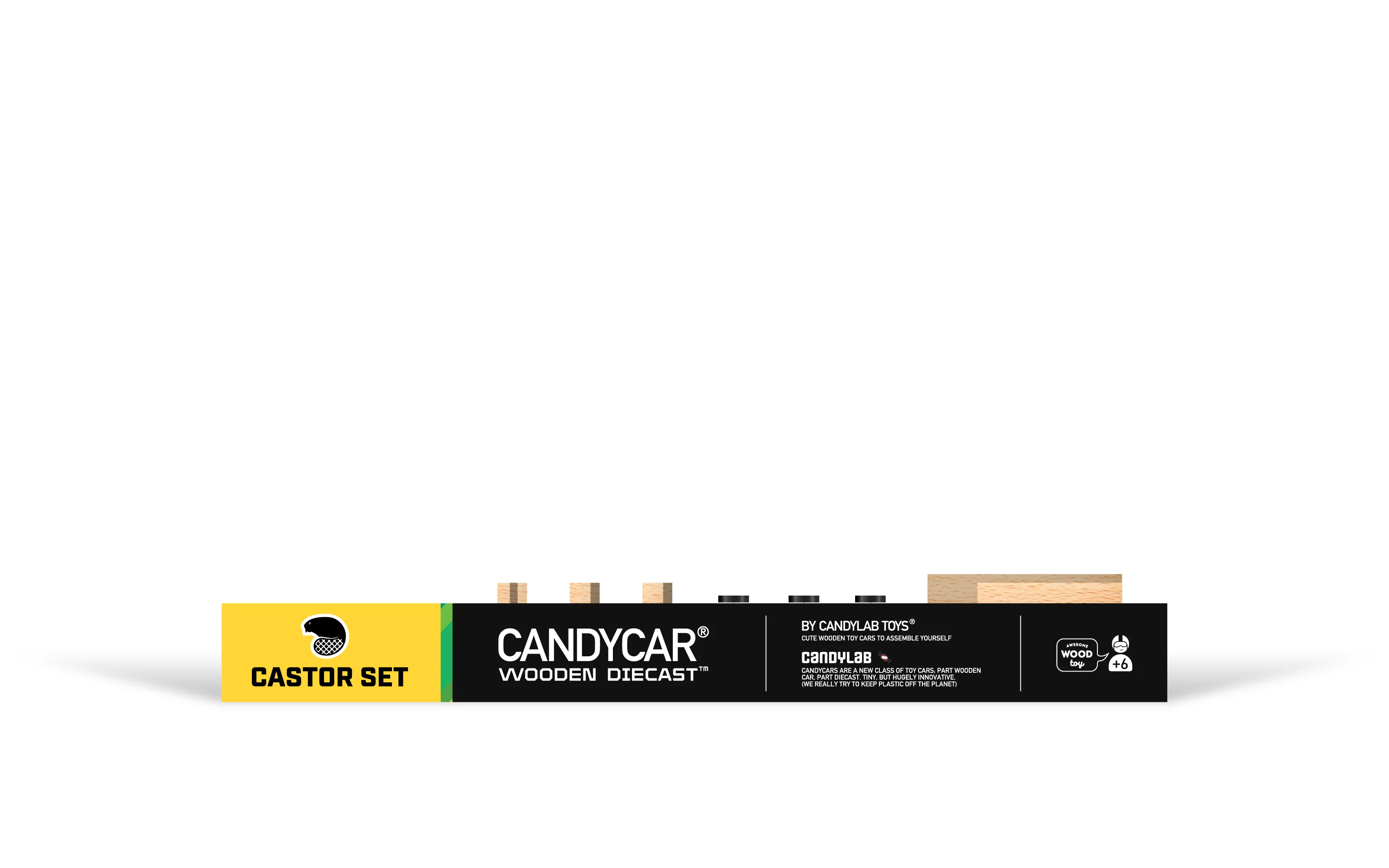 The Castor Wooden Car Set - Image 8