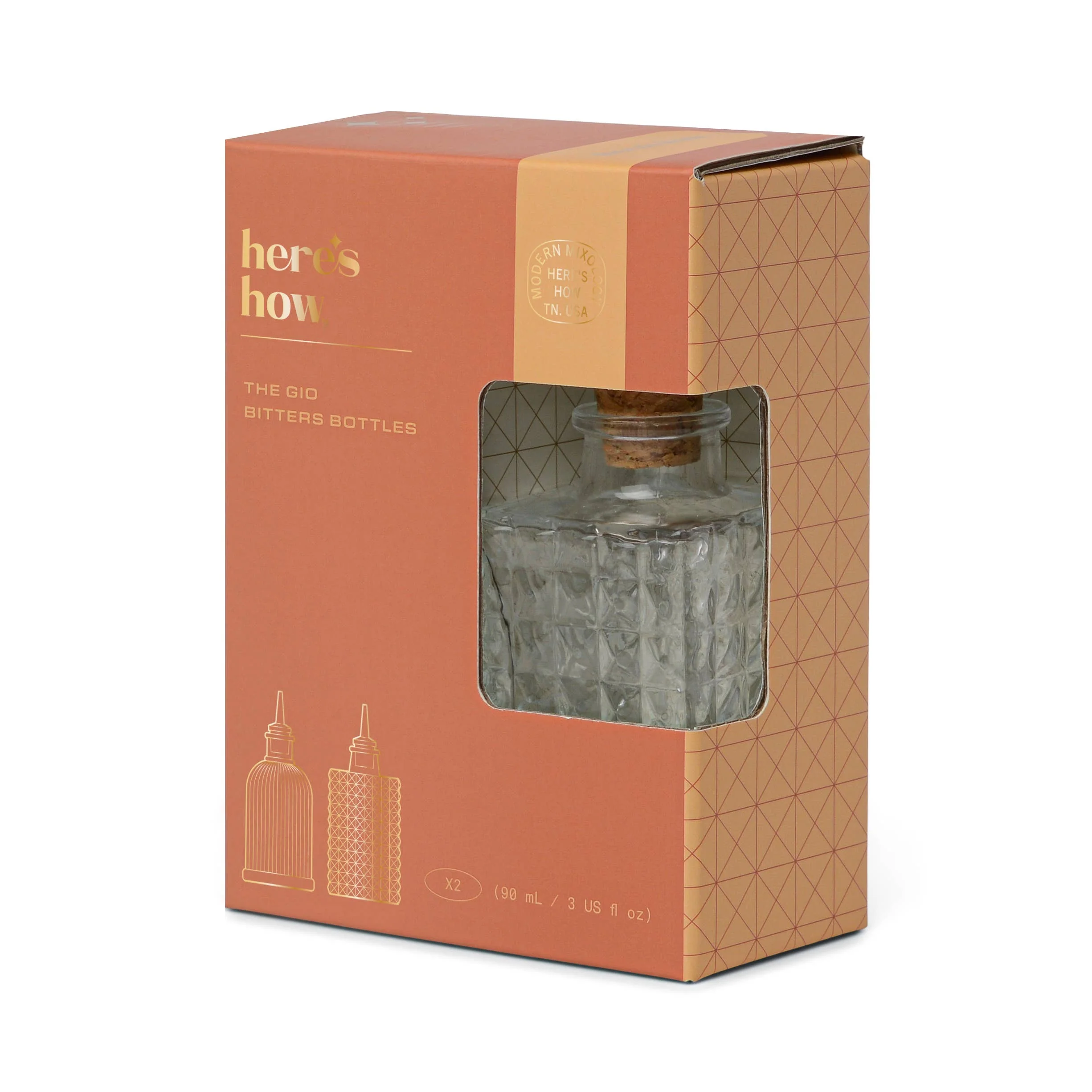 Gio Bitters Bottles, Set Of 2 - Image 2