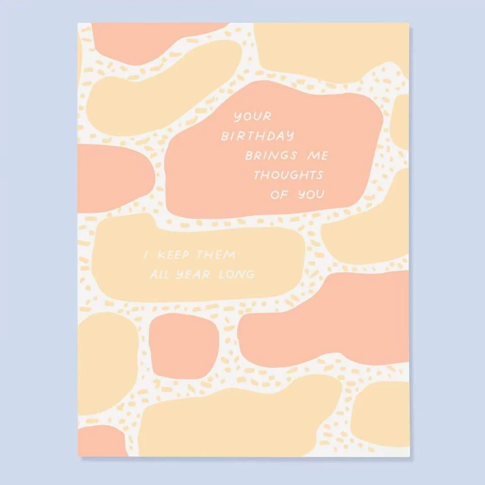 Birthday Thoughts Card