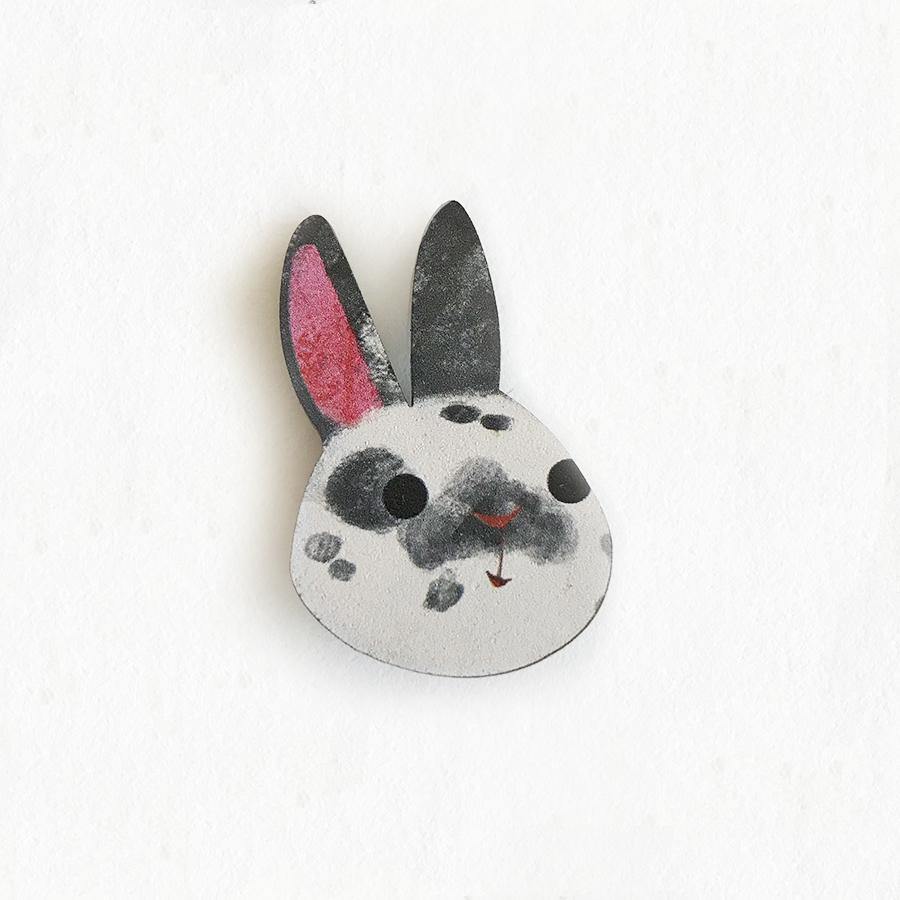 Rabbit Wooden Pin - Image 4