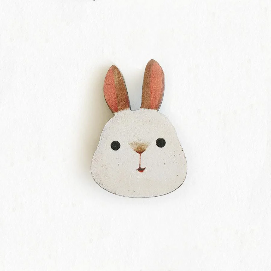 Rabbit Wooden Pin - Image 5
