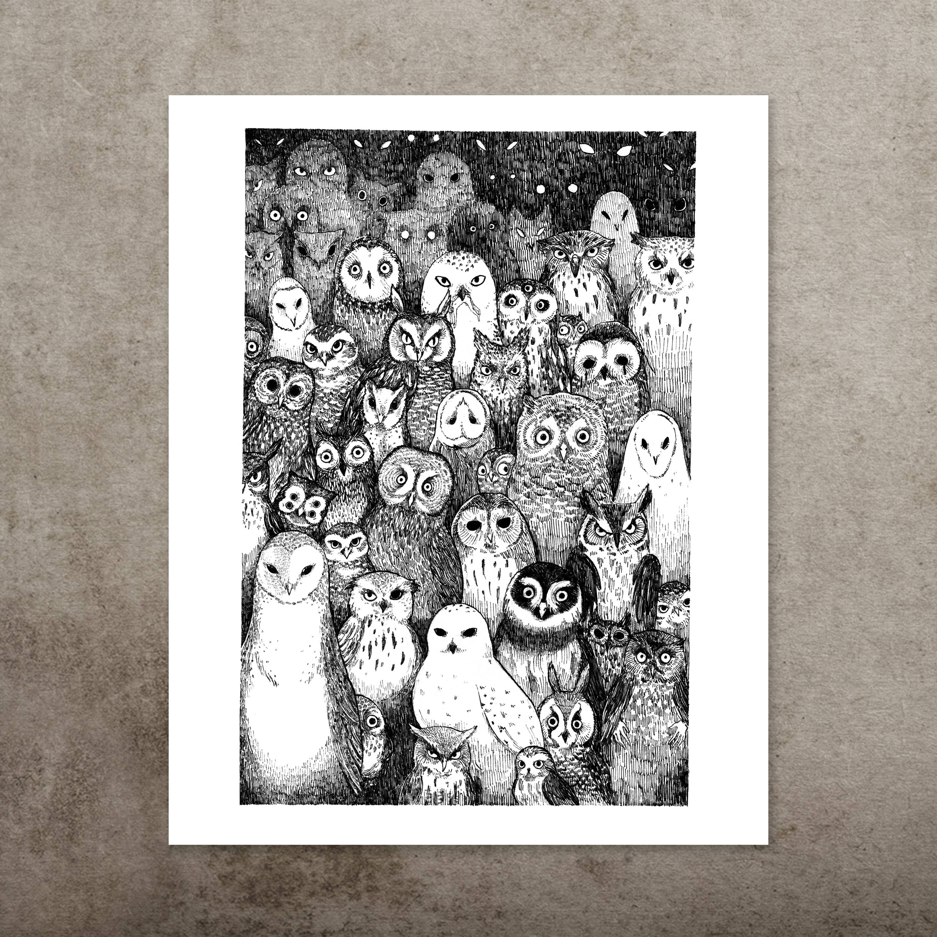 The Owls Are Not What They Seem Twin Peaks Print - Image 2