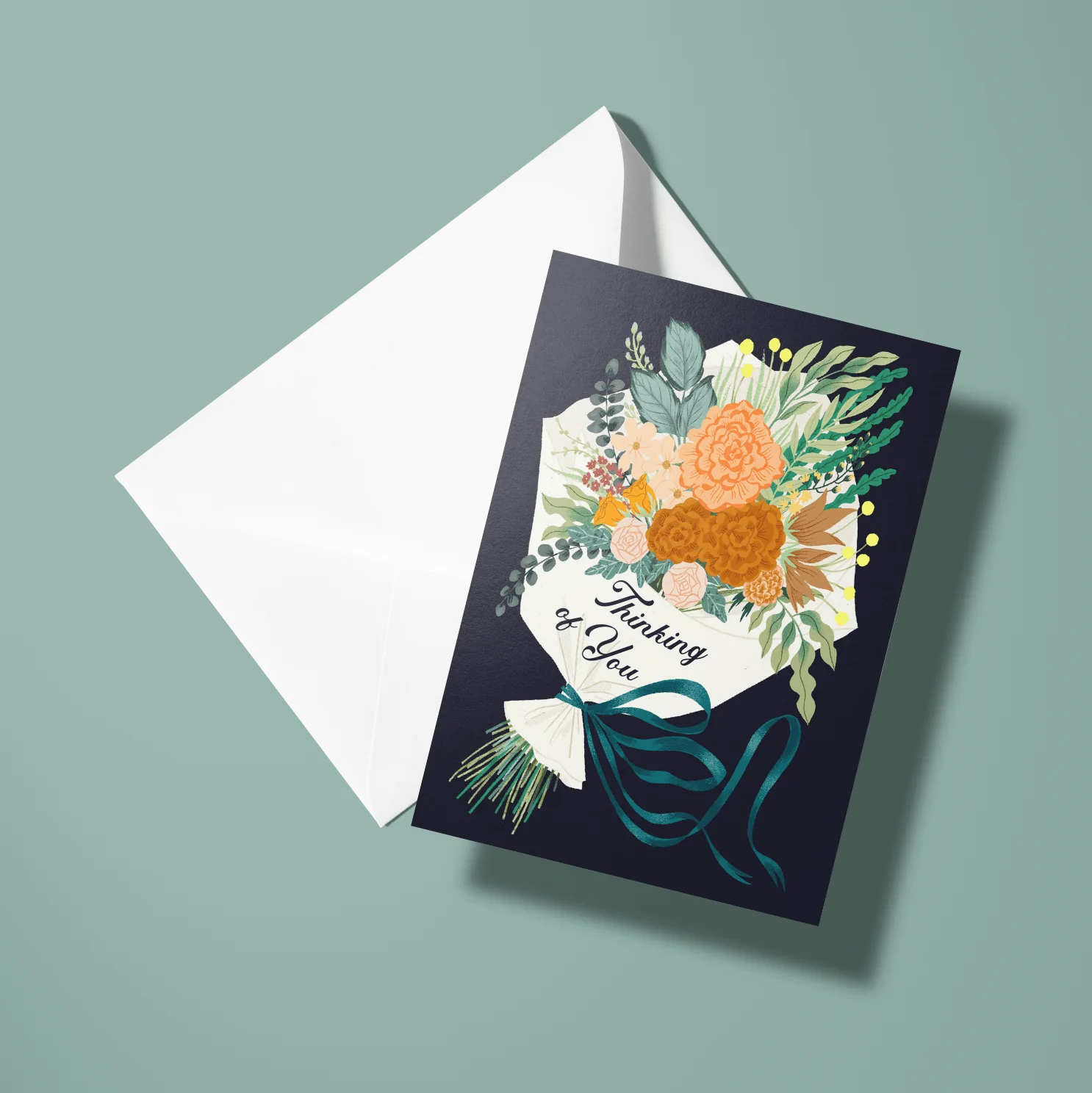 Thinking of You Bouquet Card - Image 2
