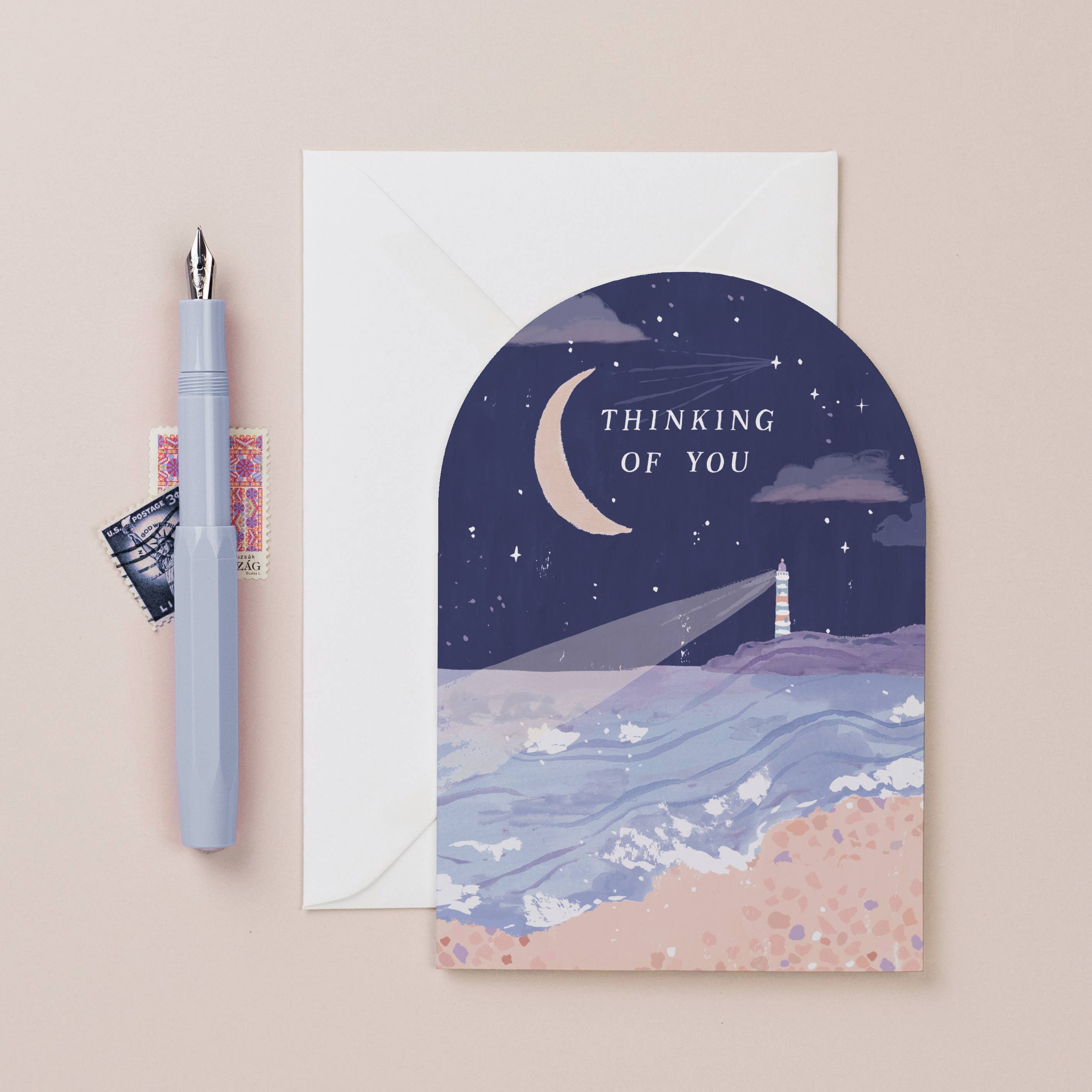Thinking of You Lighthouse Card - Image 2