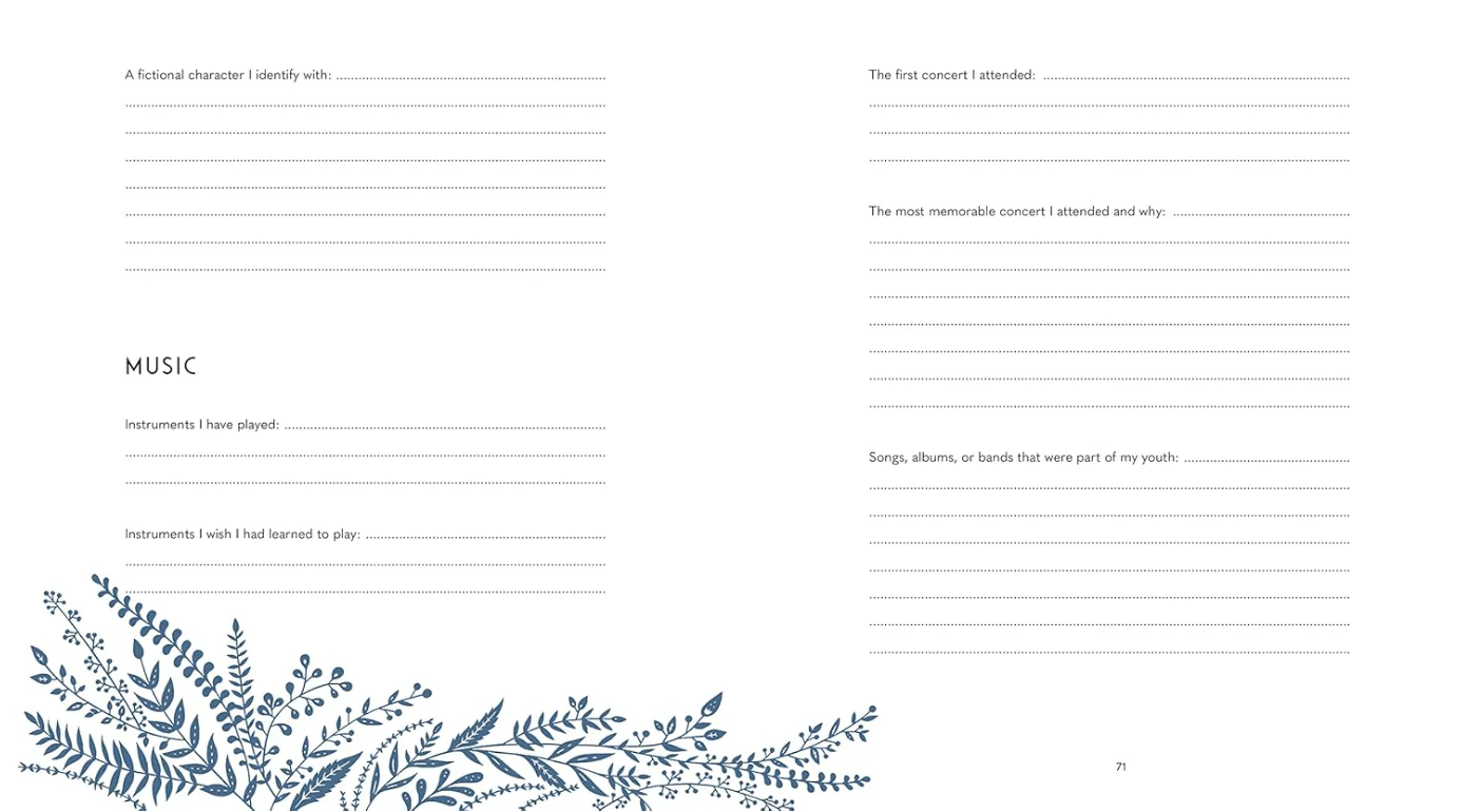 This Life of Mine: A Guided Keepsake Journal for My Family - Image 6