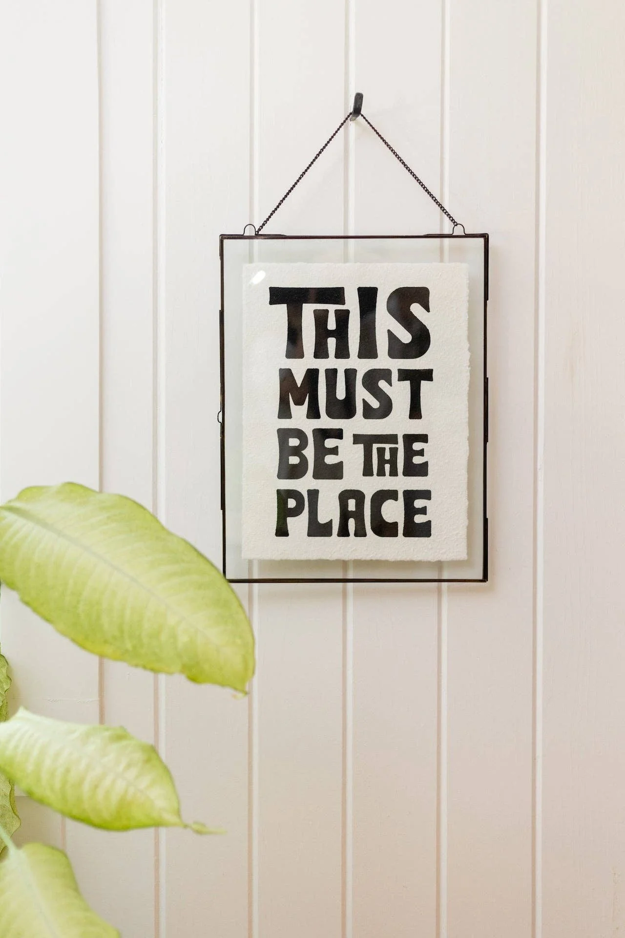 This Must Be The Place Handmade Paper Print - Image 2
