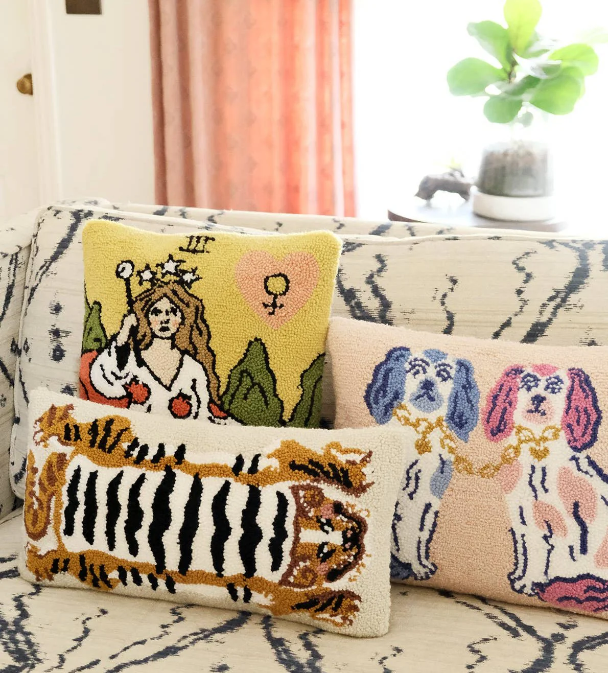 Empress Tarot Card Throw Pillow - Image 3
